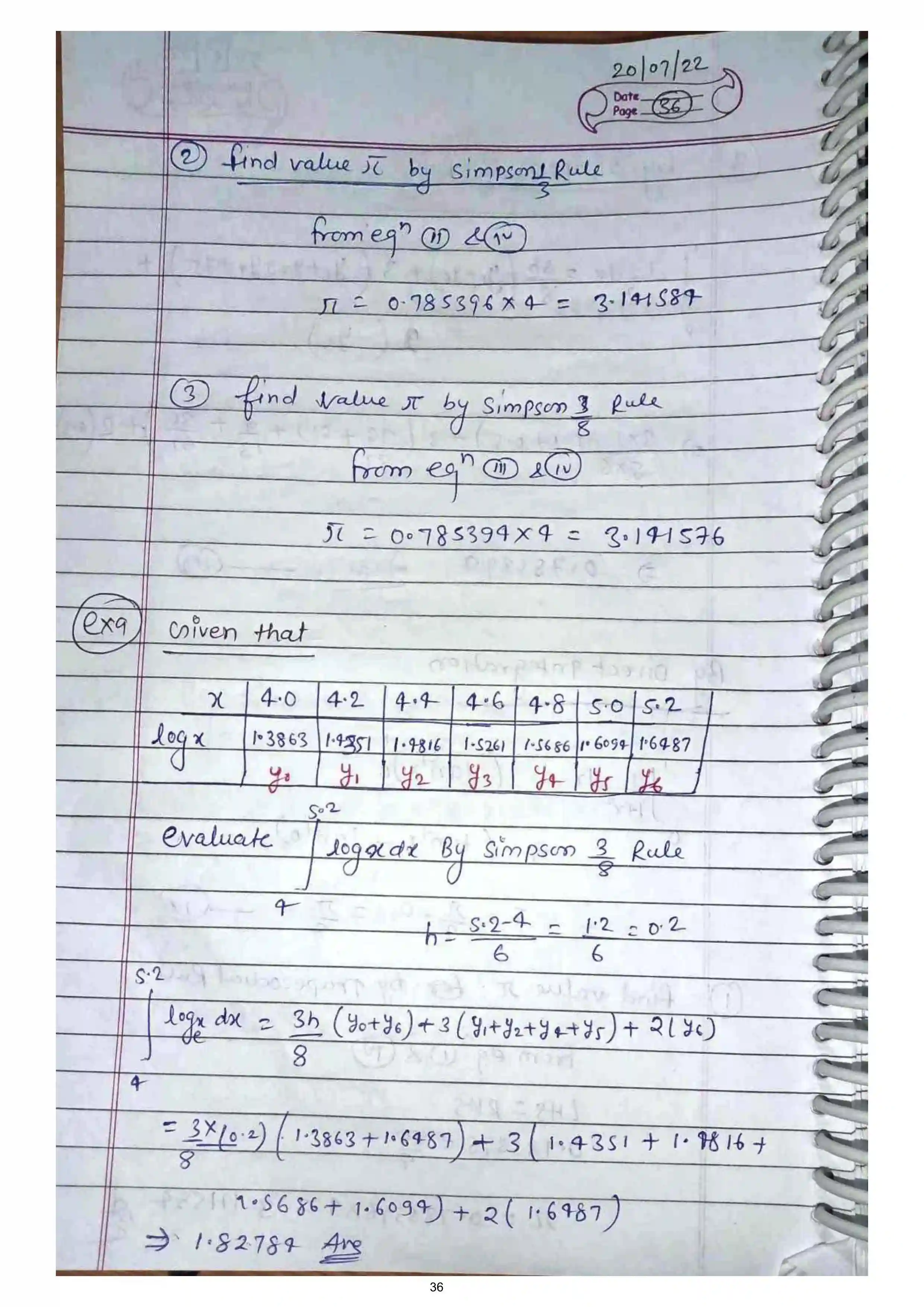 Page 6 of Numerical Integration