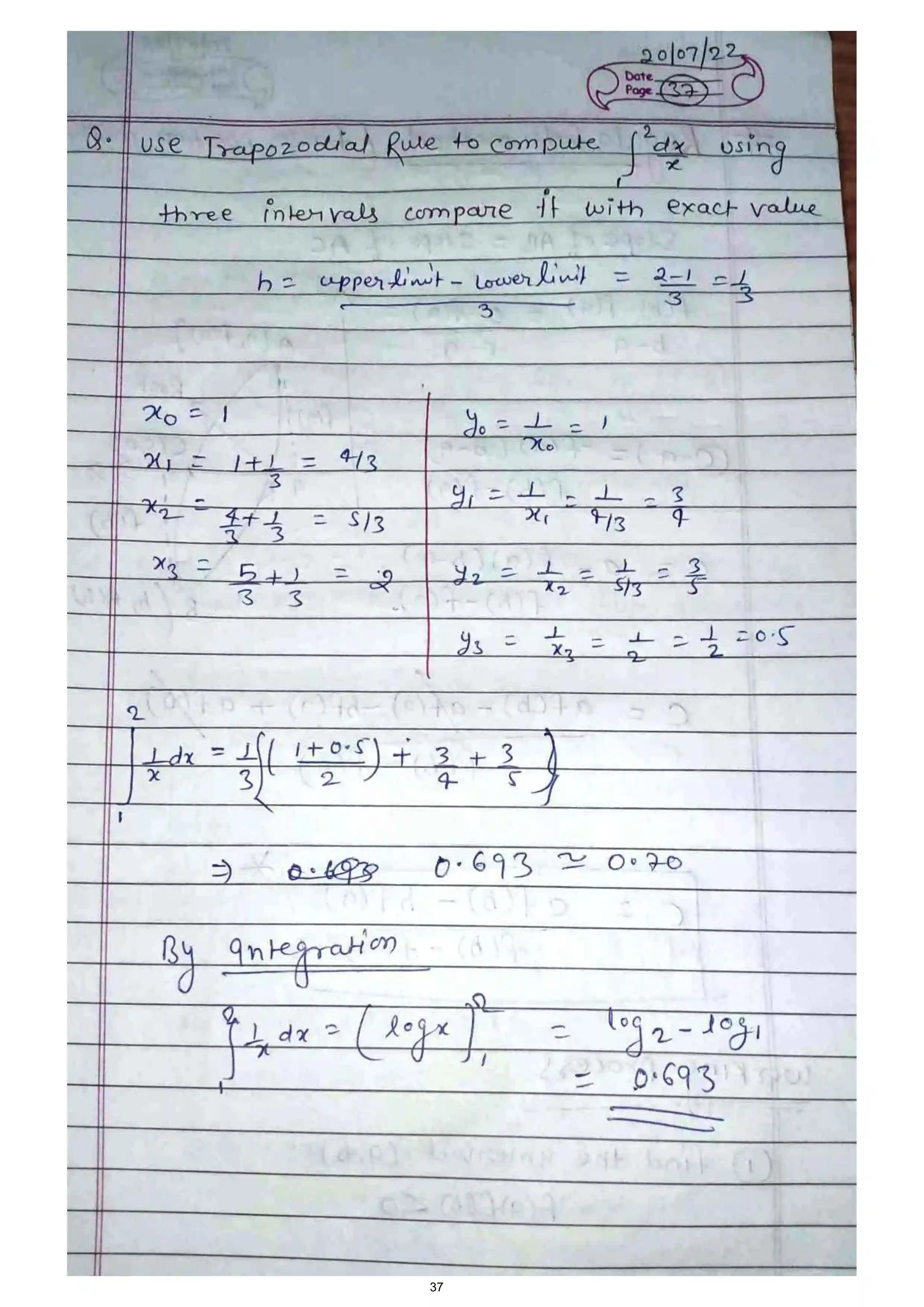 Page 7 of Numerical Integration