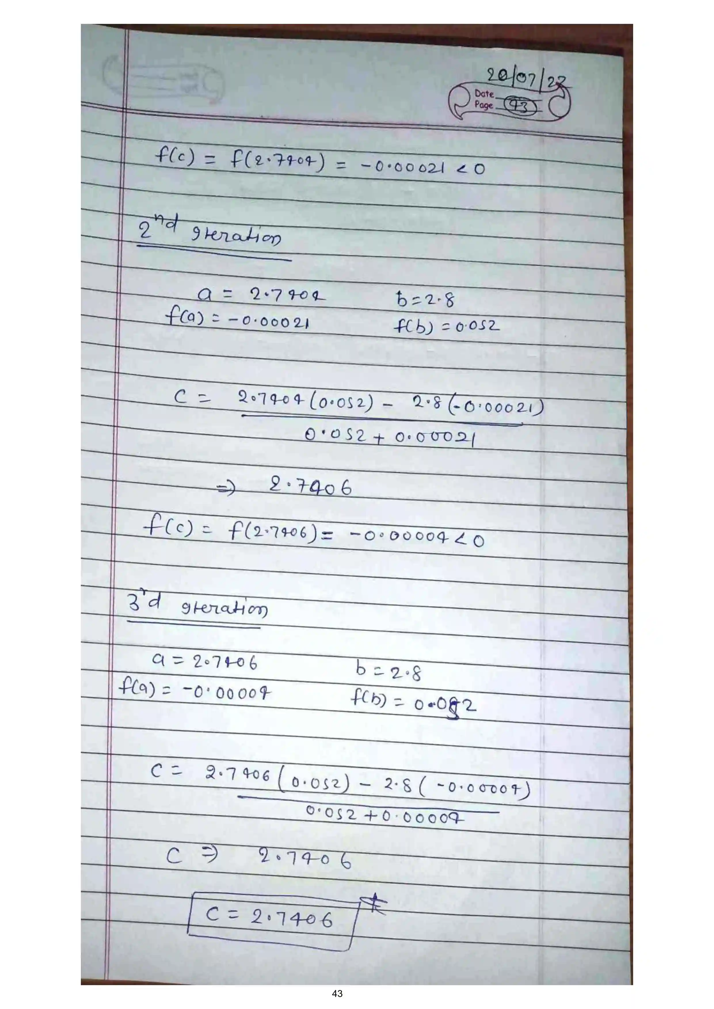 Page 40 of Numerical solution of algebraic eq