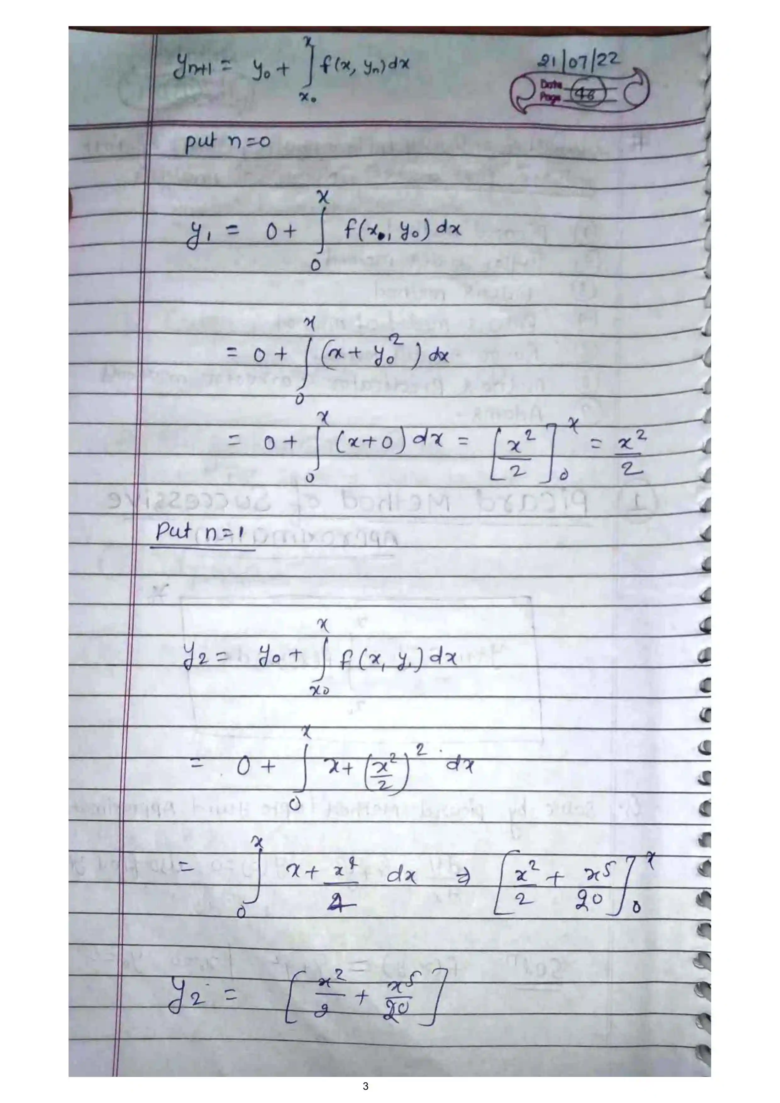 Page 3 of Numerical Solution of ODE