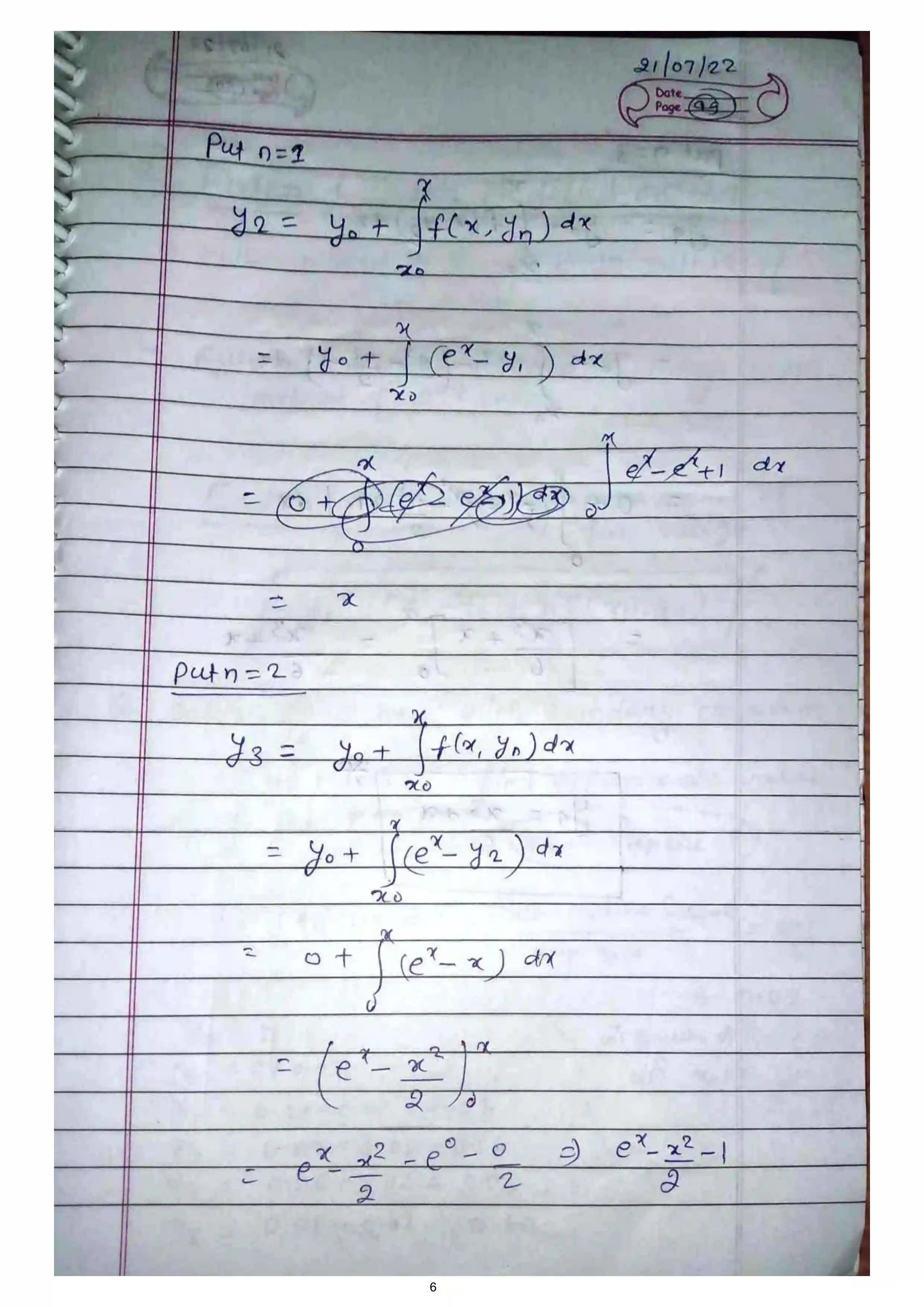 Page 6 of Numerical Solution of ODE