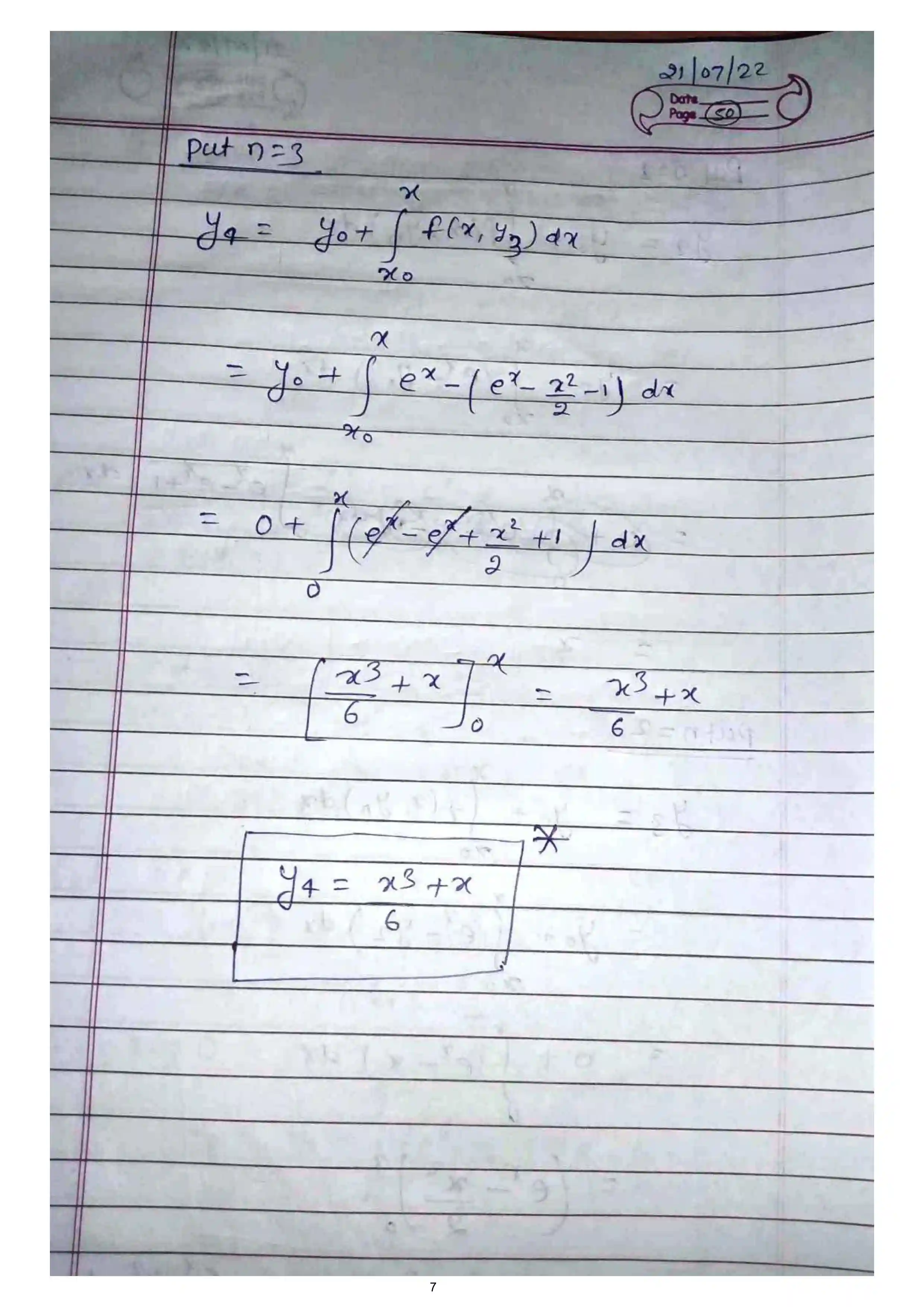 Page 7 of Numerical Solution of ODE