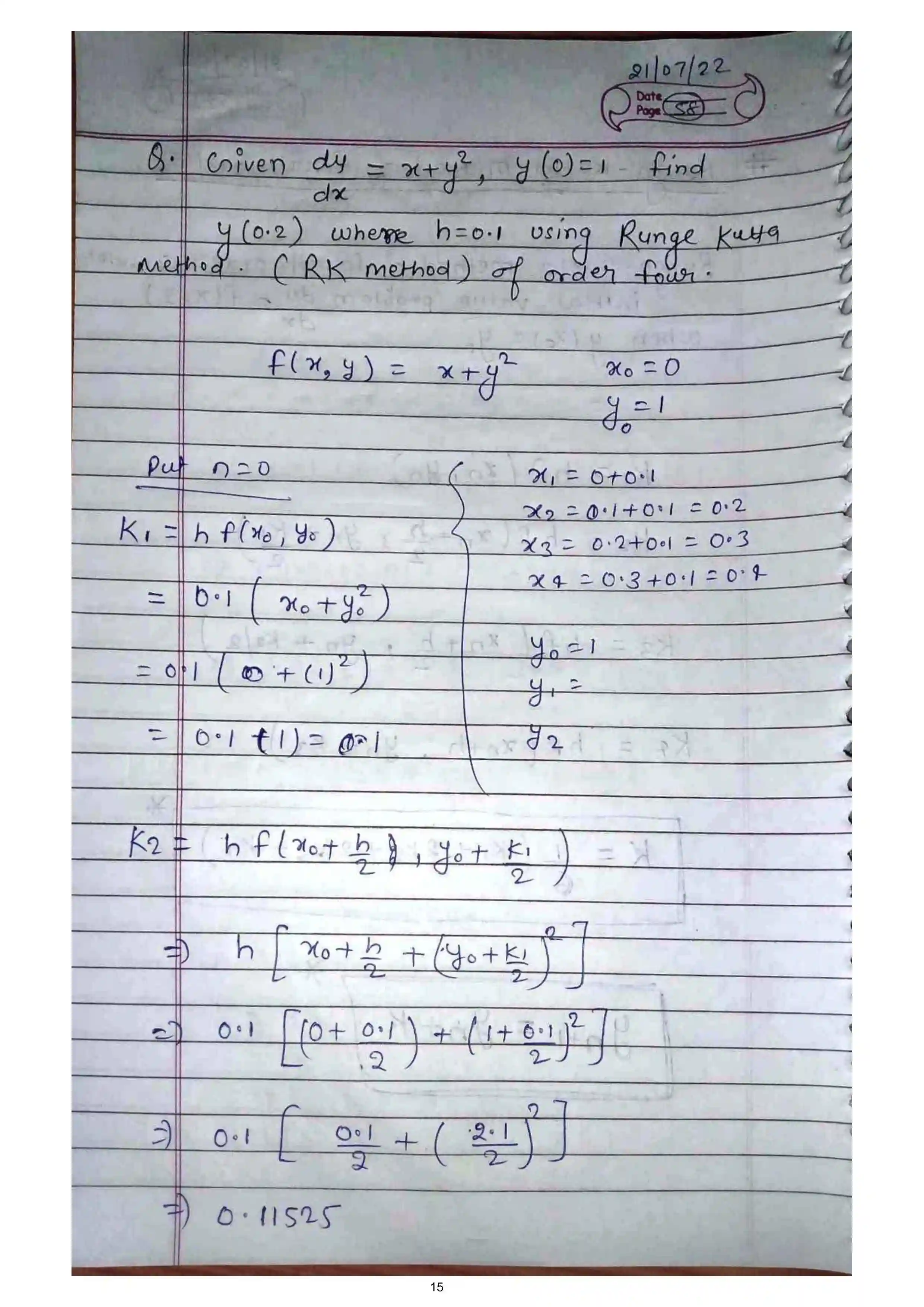 Page 15 of Numerical Solution of ODE