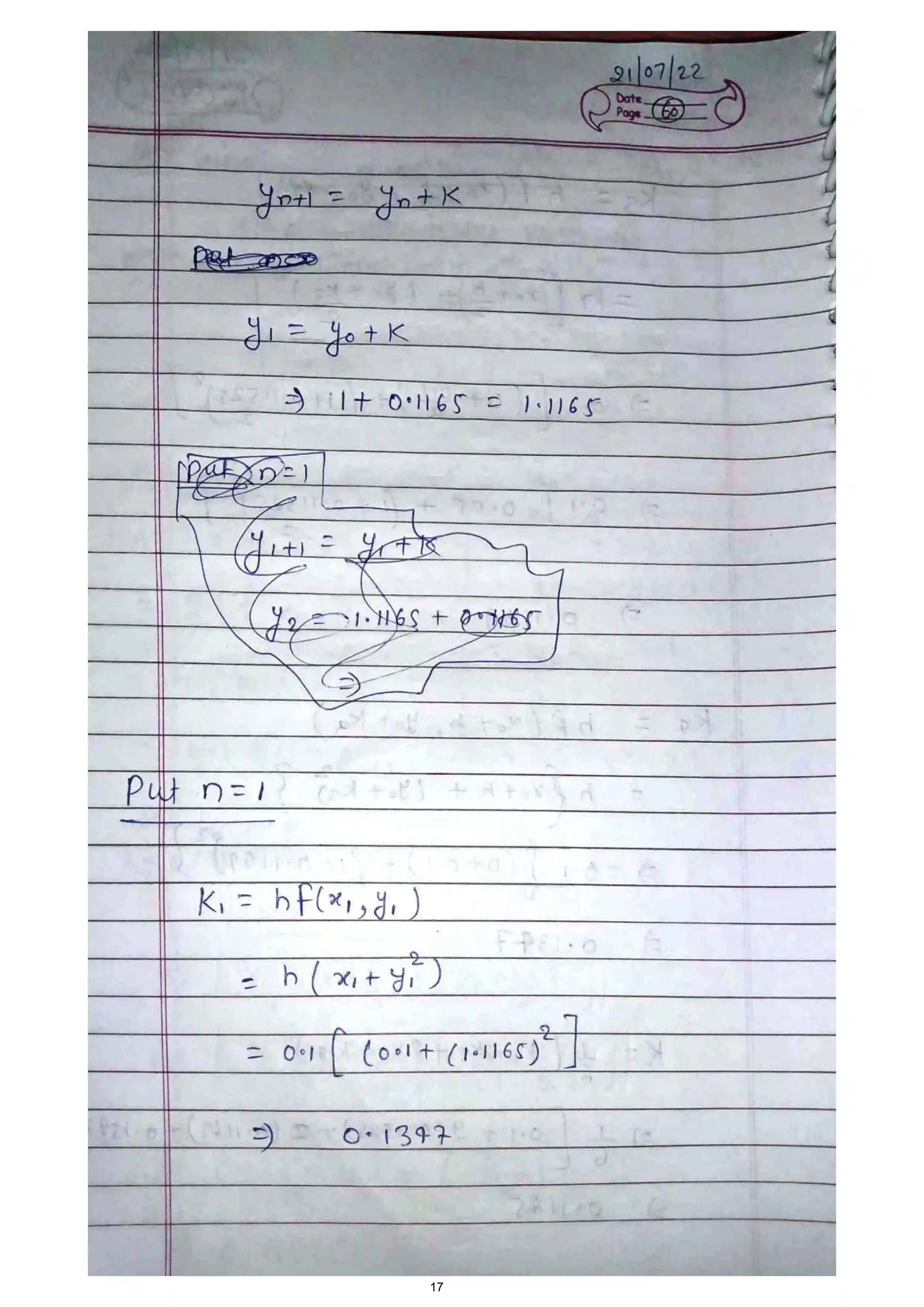Page 17 of Numerical Solution of ODE