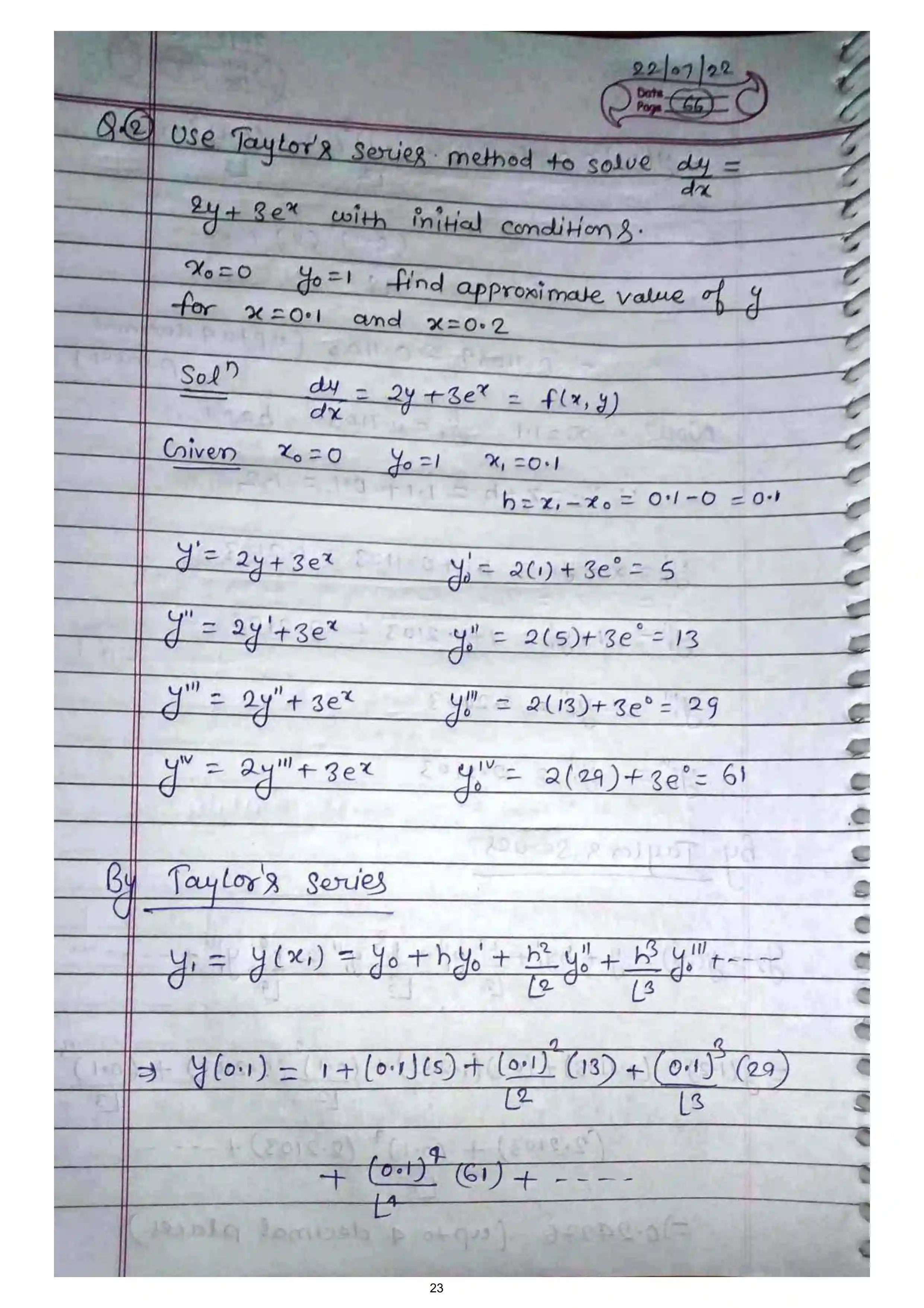 Page 23 of Numerical Solution of ODE