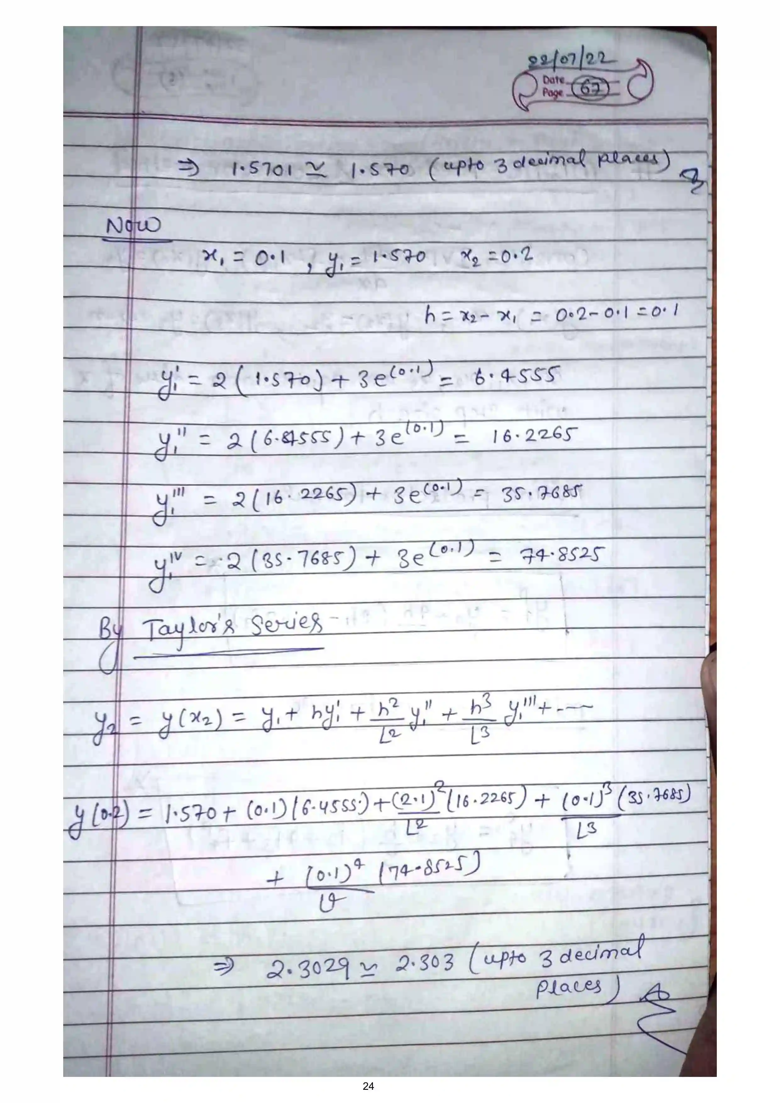 Page 24 of Numerical Solution of ODE
