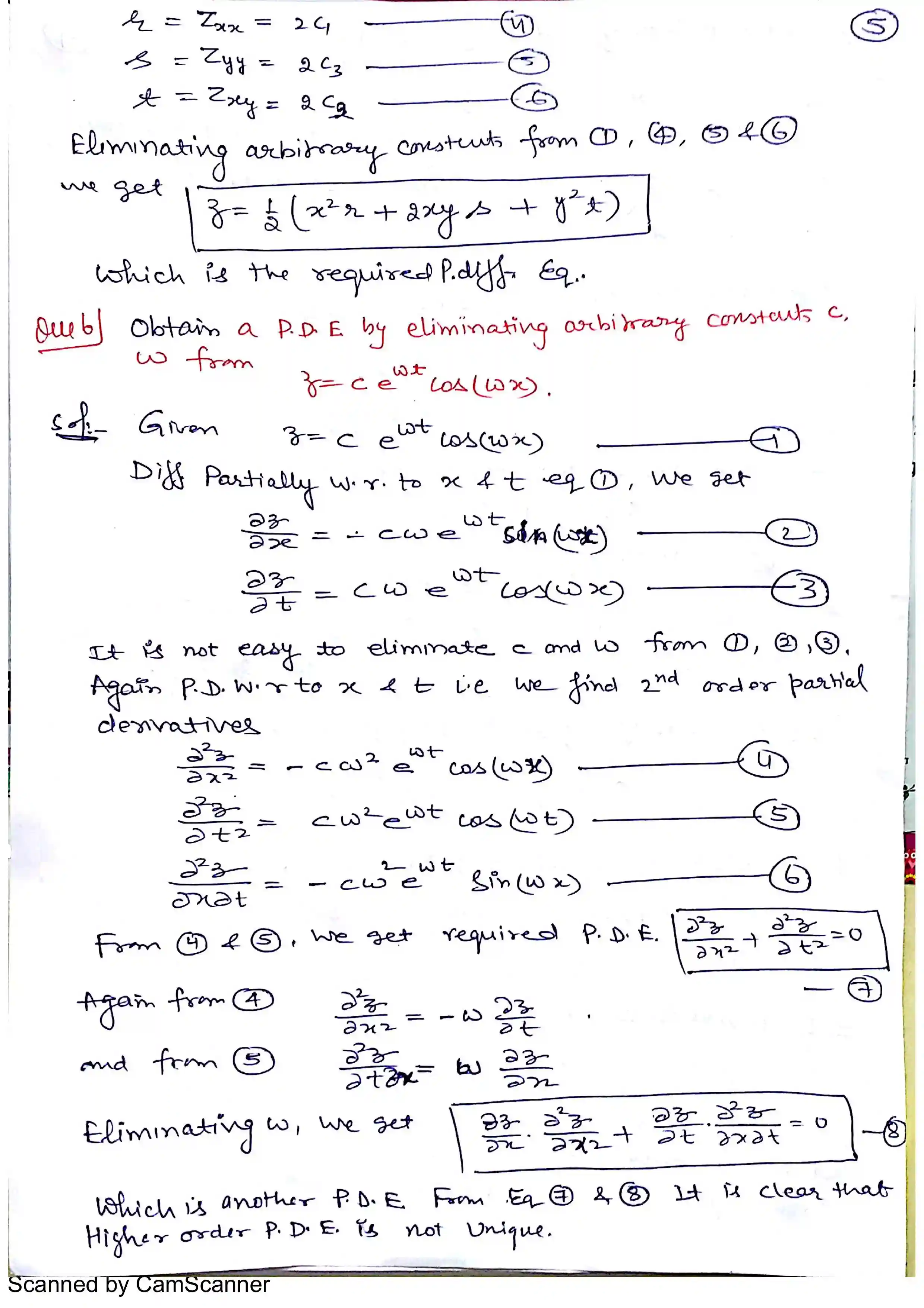 Page 6 of Partial Differential Equation