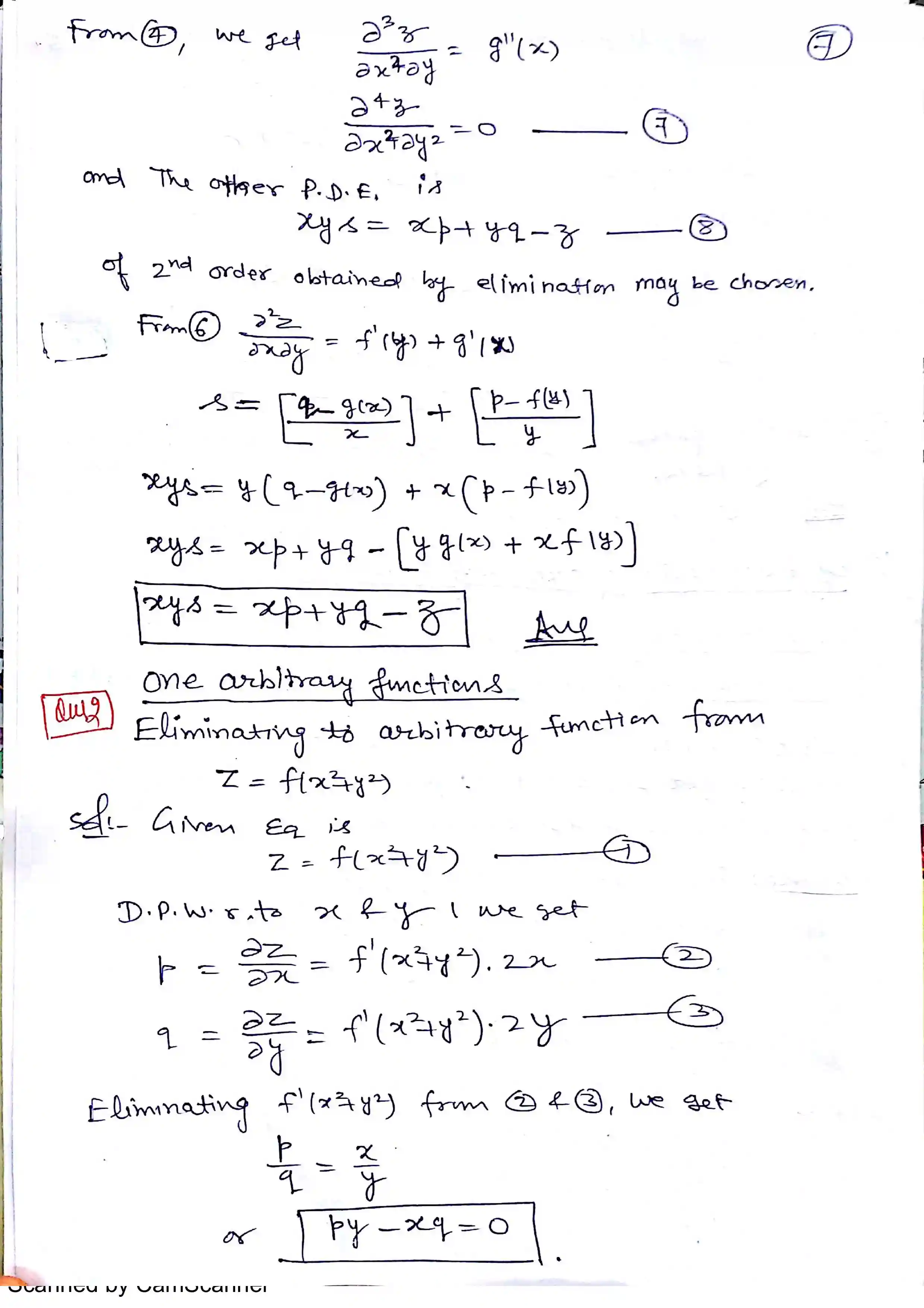 Page 8 of Partial Differential Equation