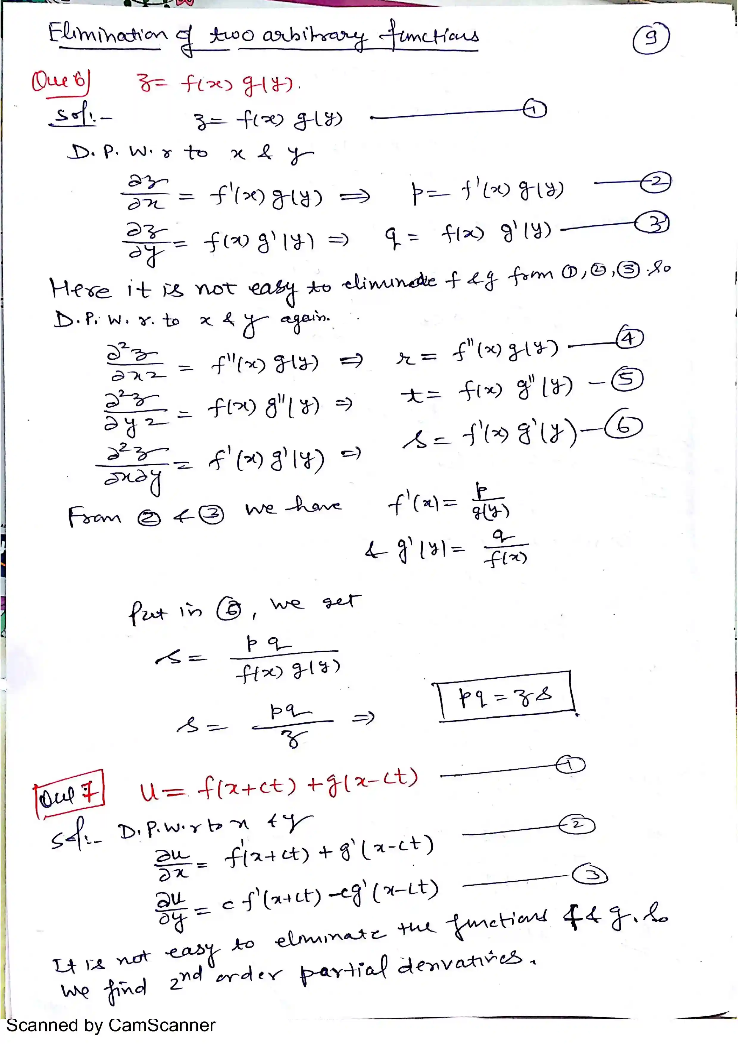 Page 10 of Partial Differential Equation