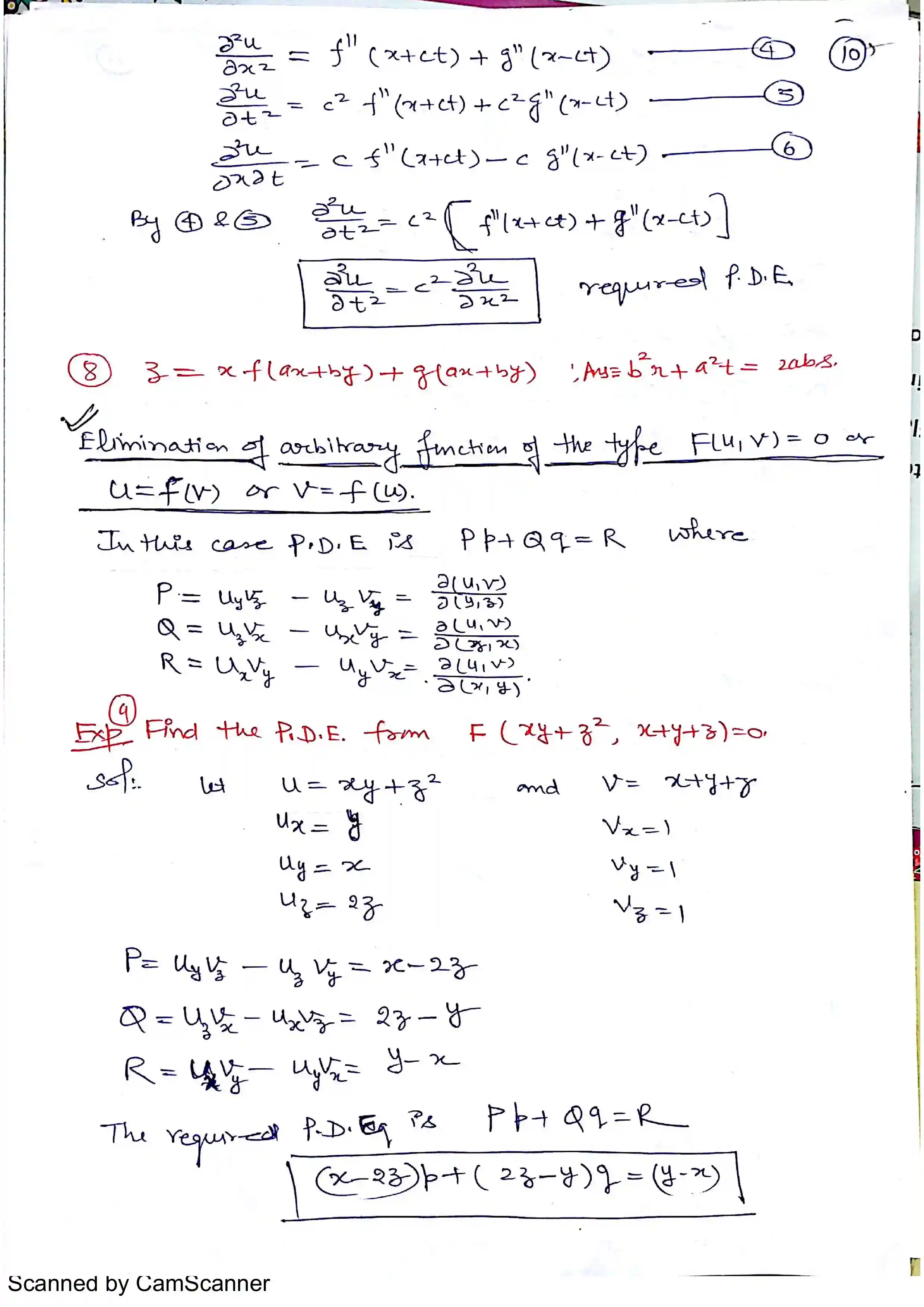 Page 11 of Partial Differential Equation