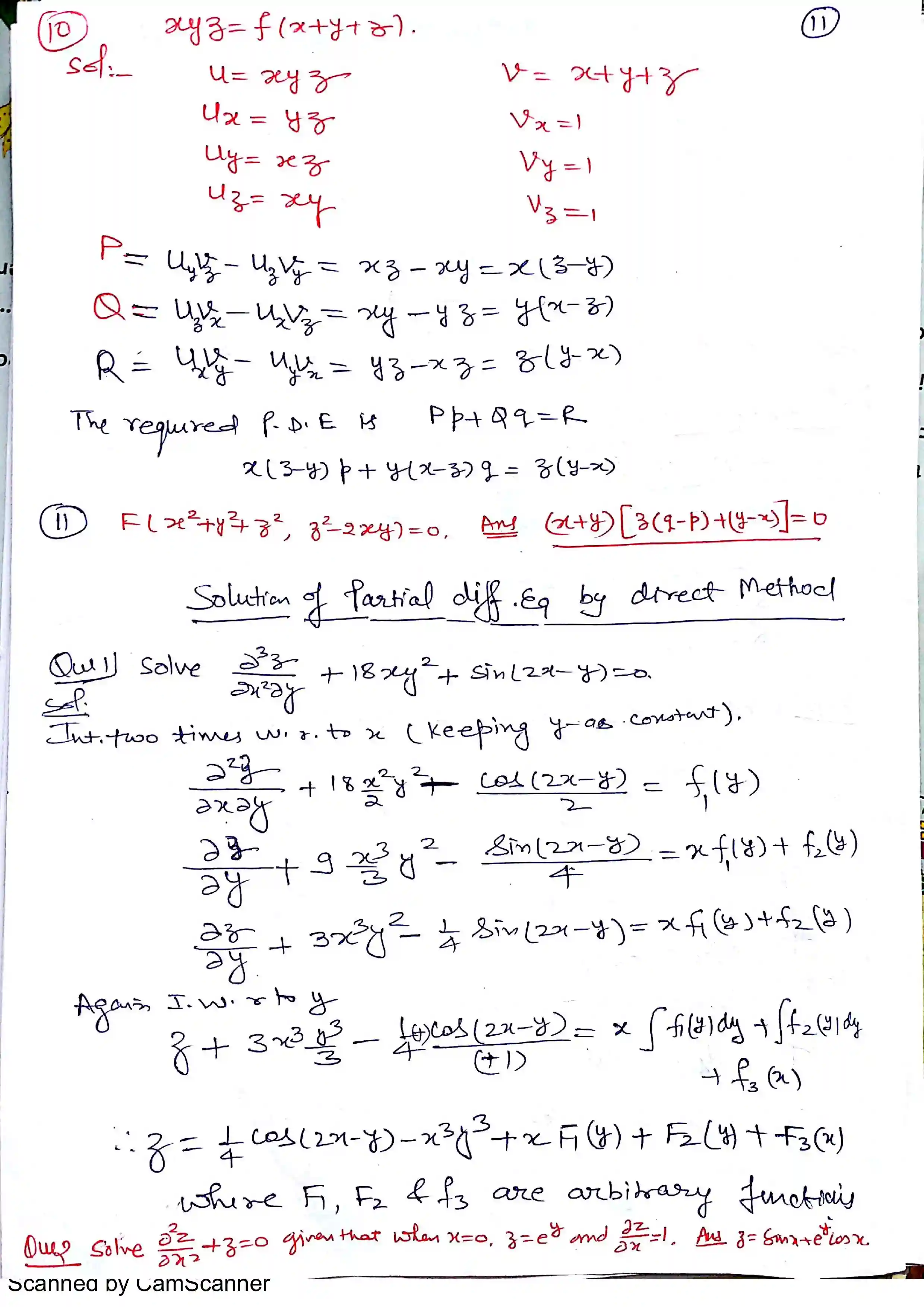 Page 12 of Partial Differential Equation
