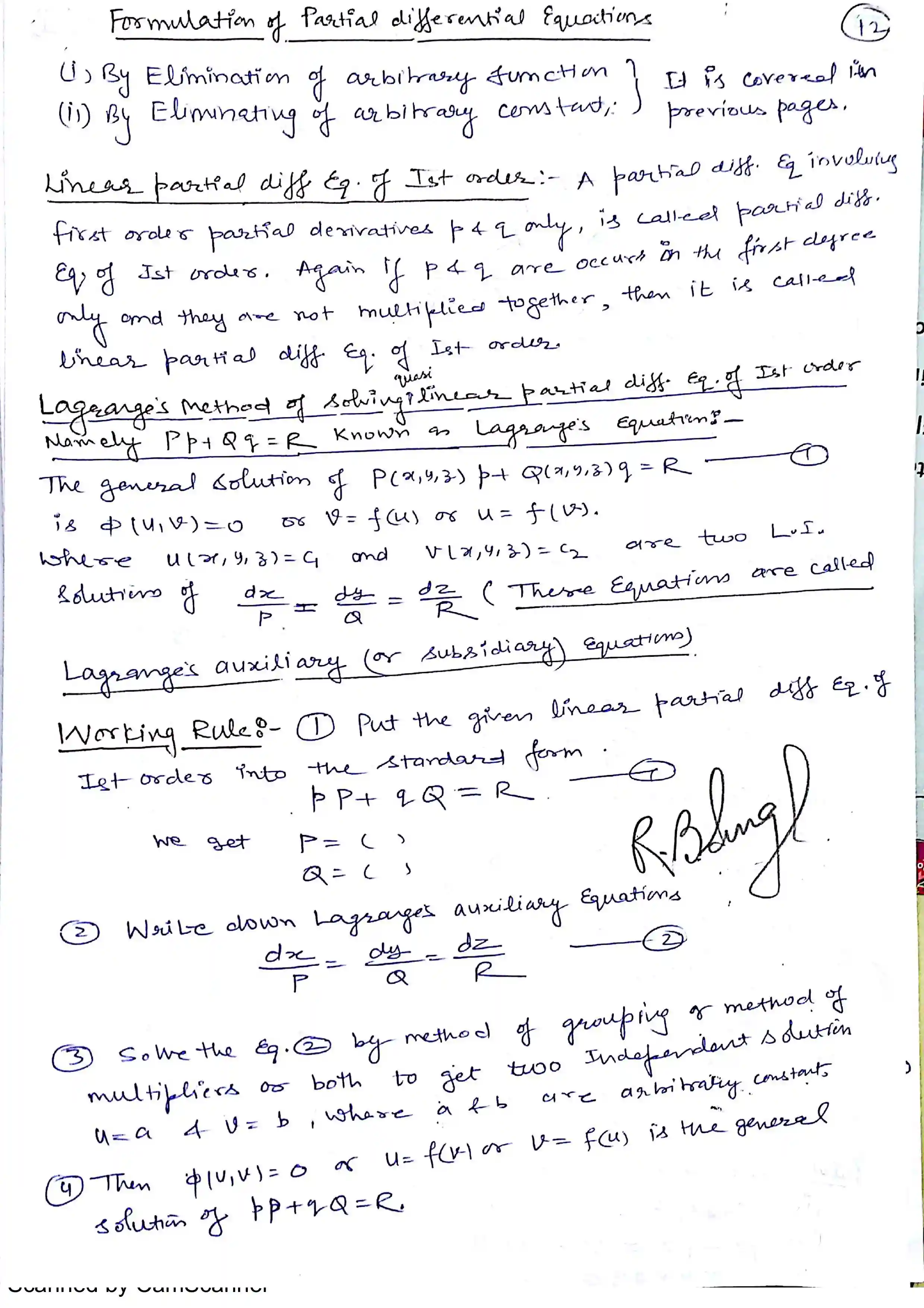 Page 13 of Partial Differential Equation