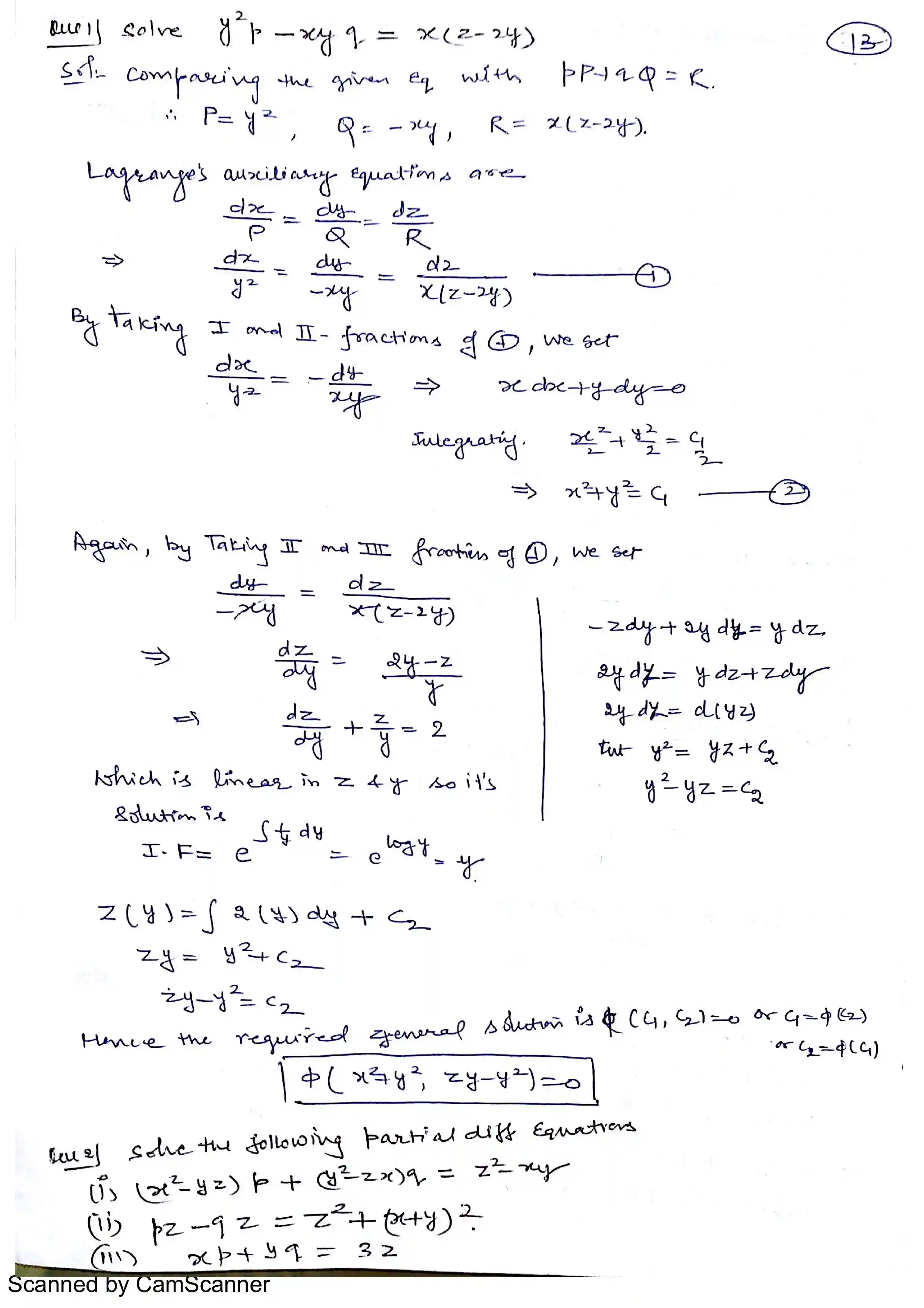Page 14 of Partial Differential Equation