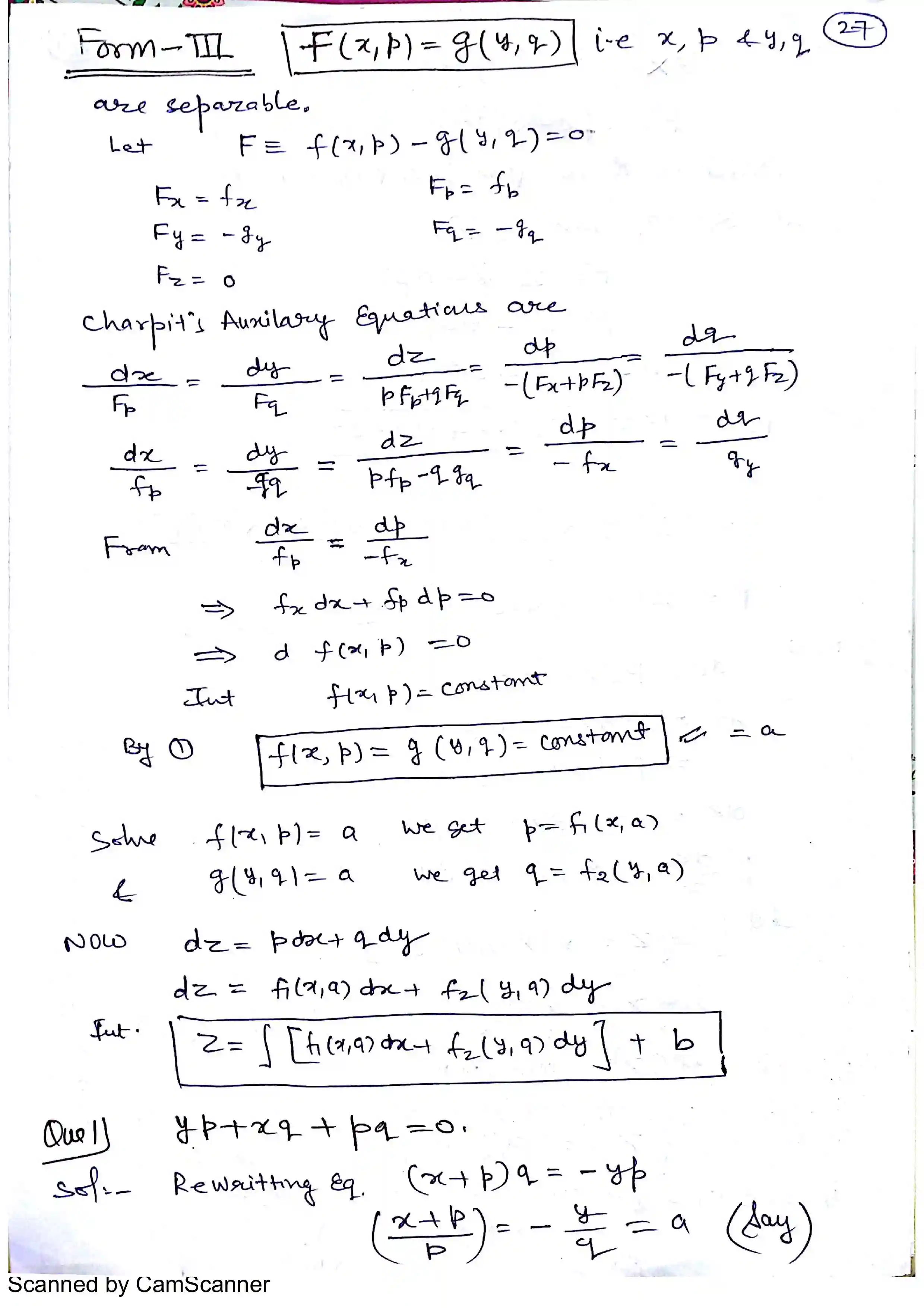 Page 28 of Partial Differential Equation
