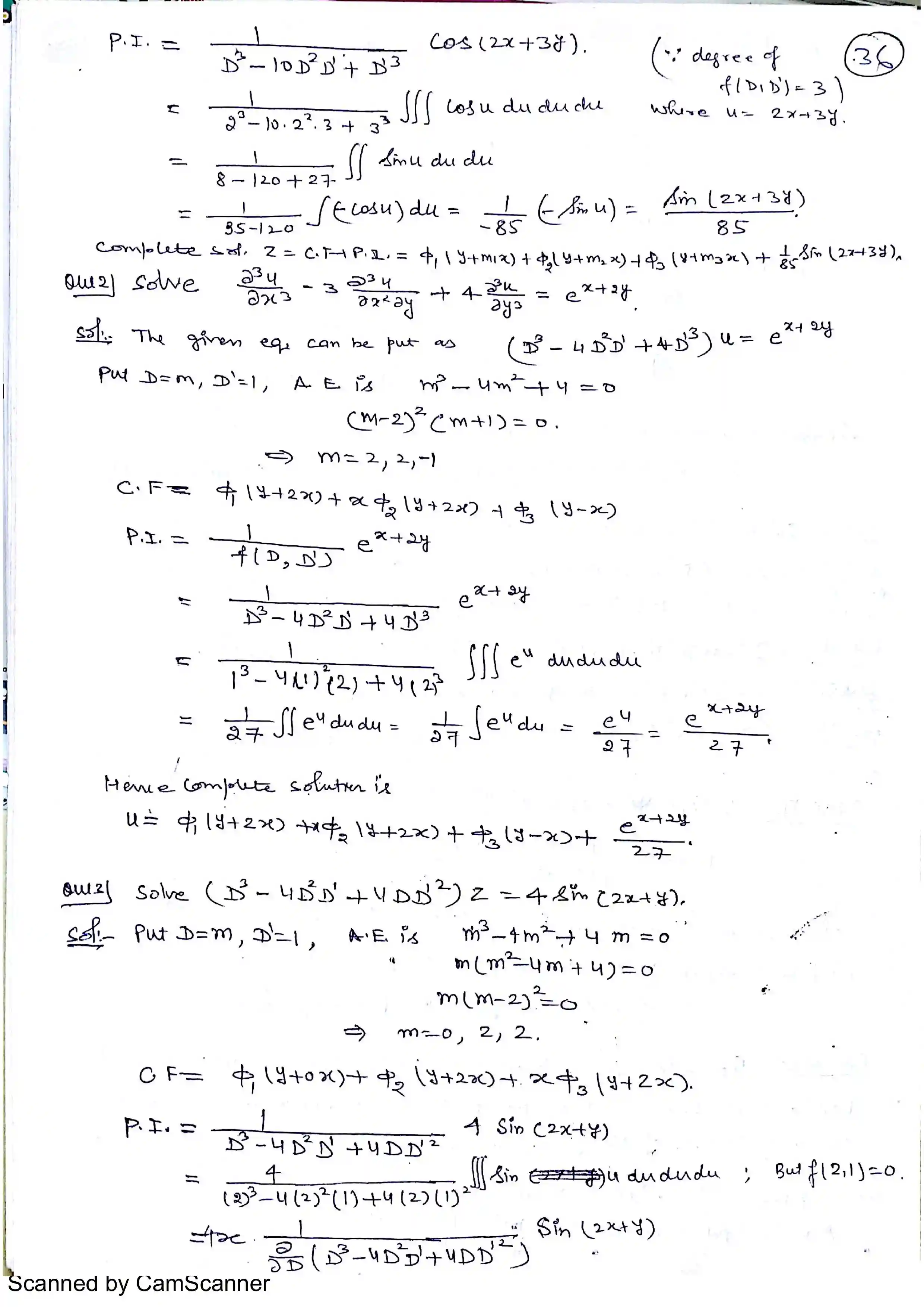 Page 37 of Partial Differential Equation