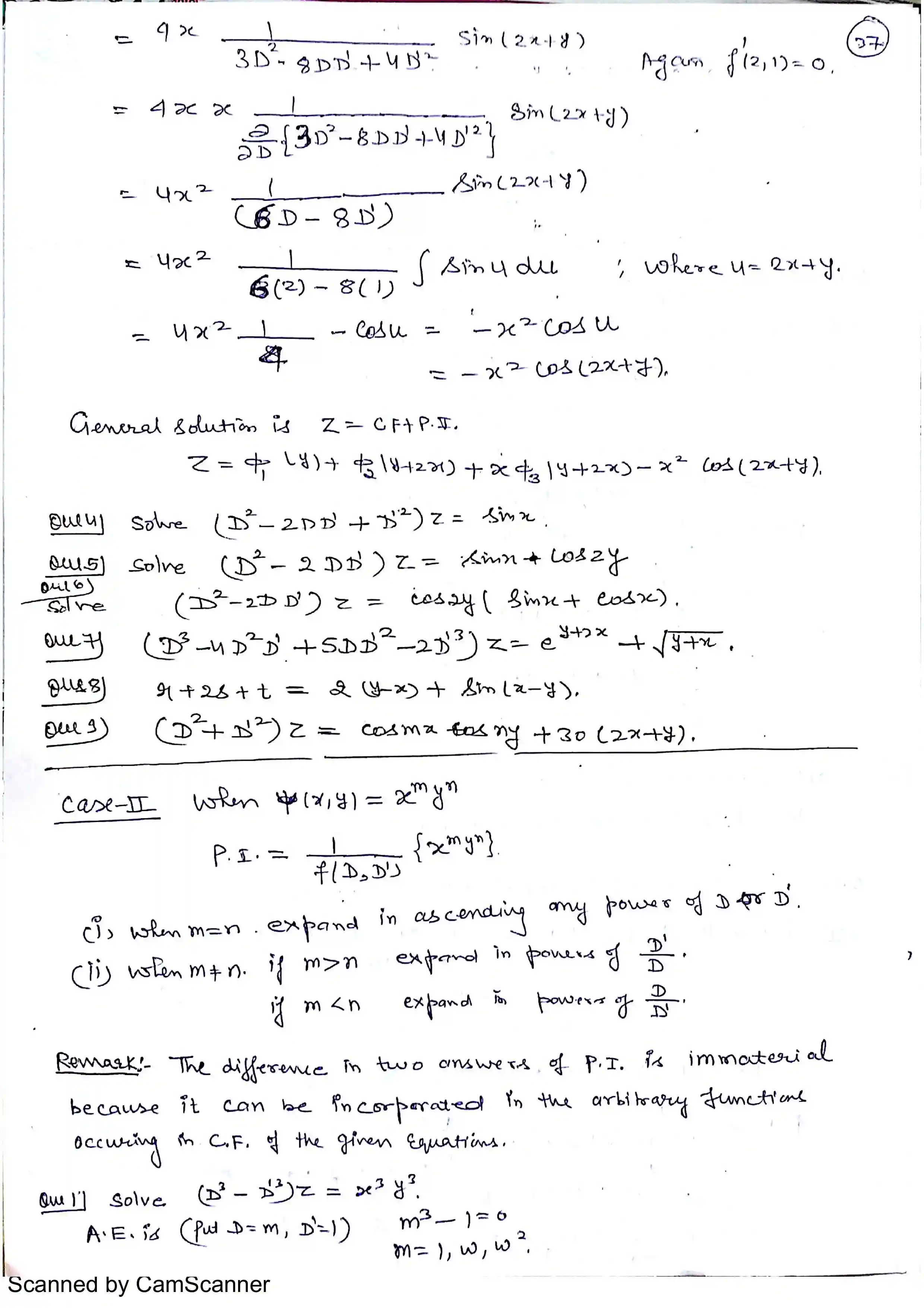 Page 38 of Partial Differential Equation
