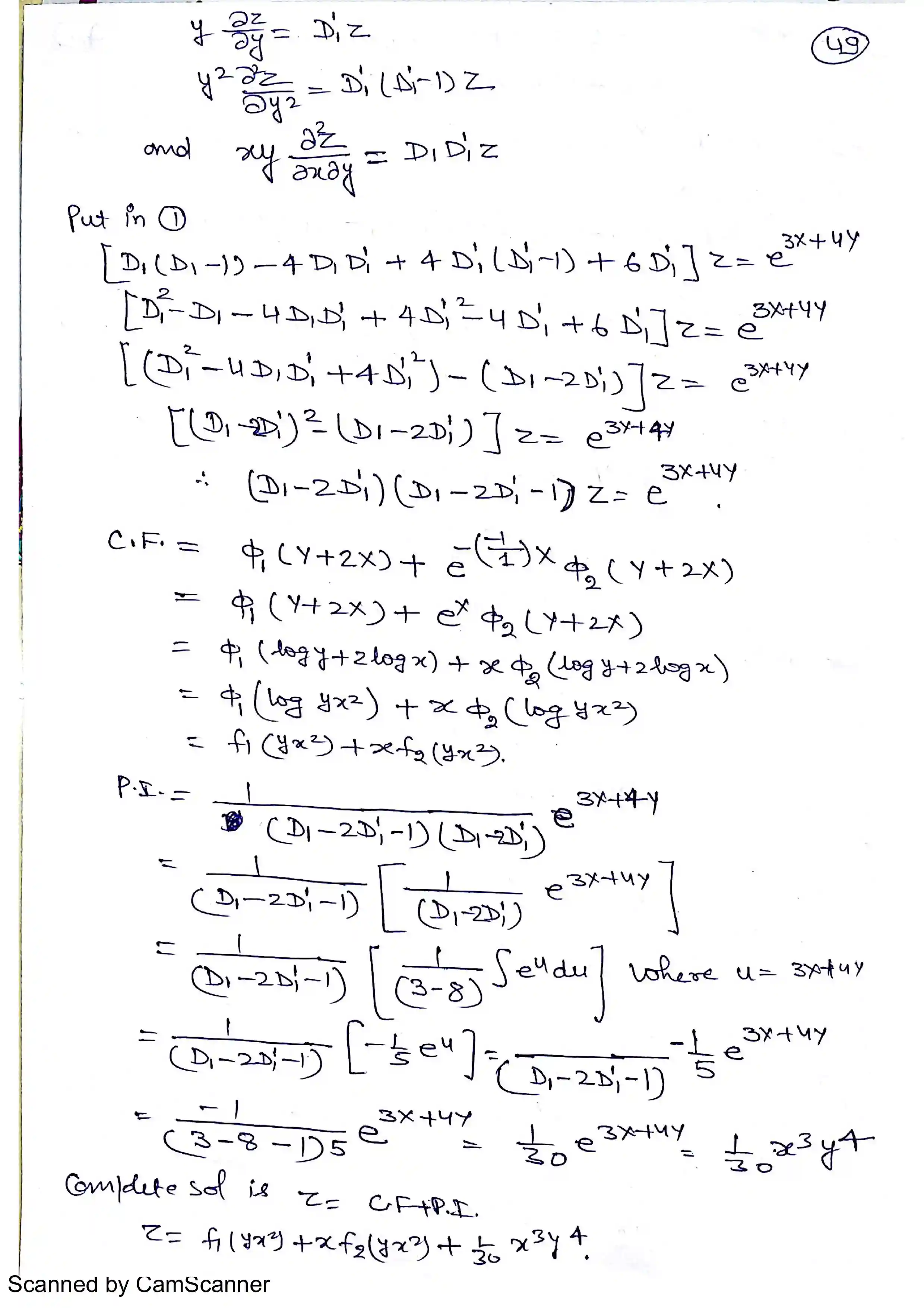Page 50 of Partial Differential Equation