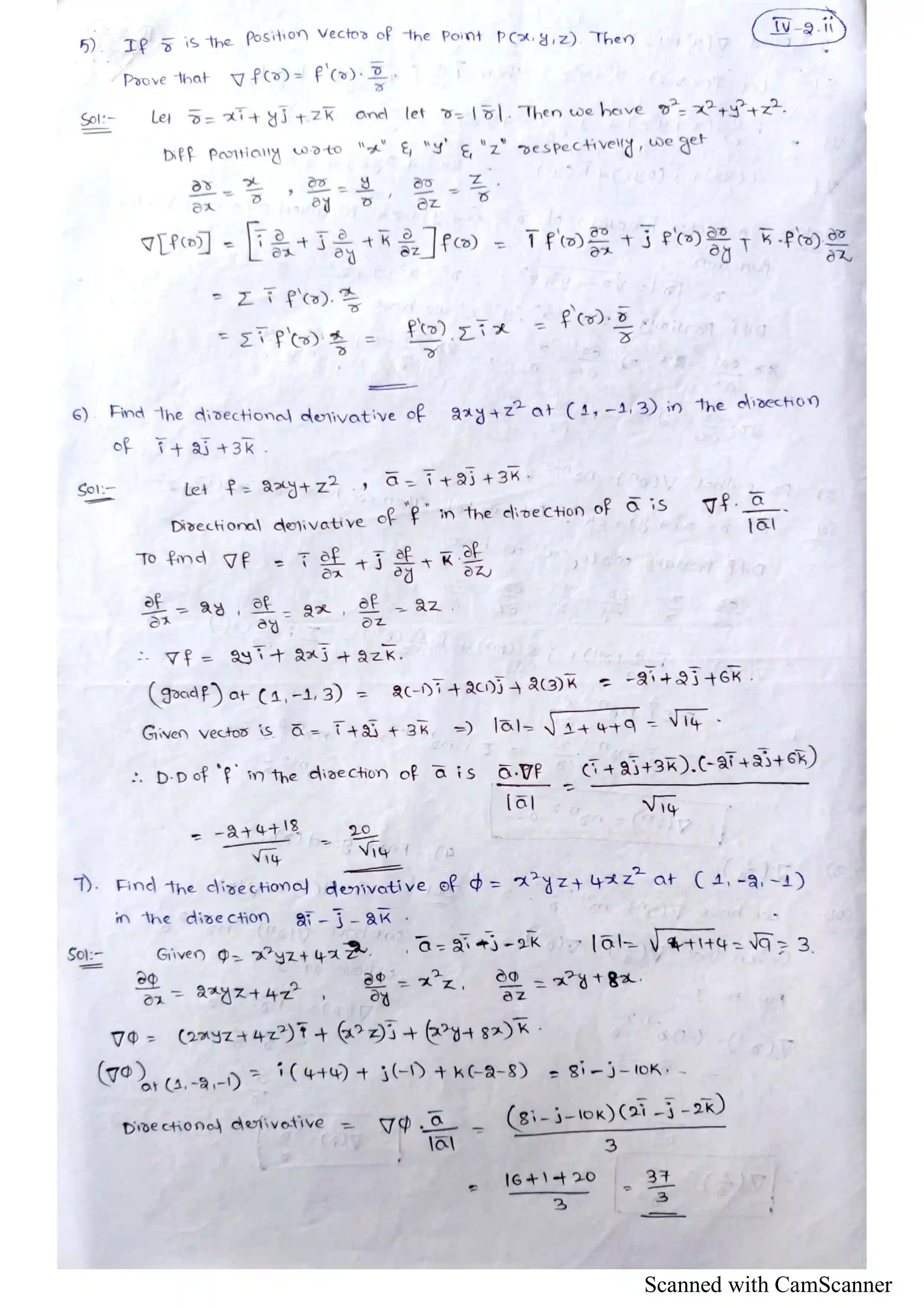 Page 4 of Vector Differentiation