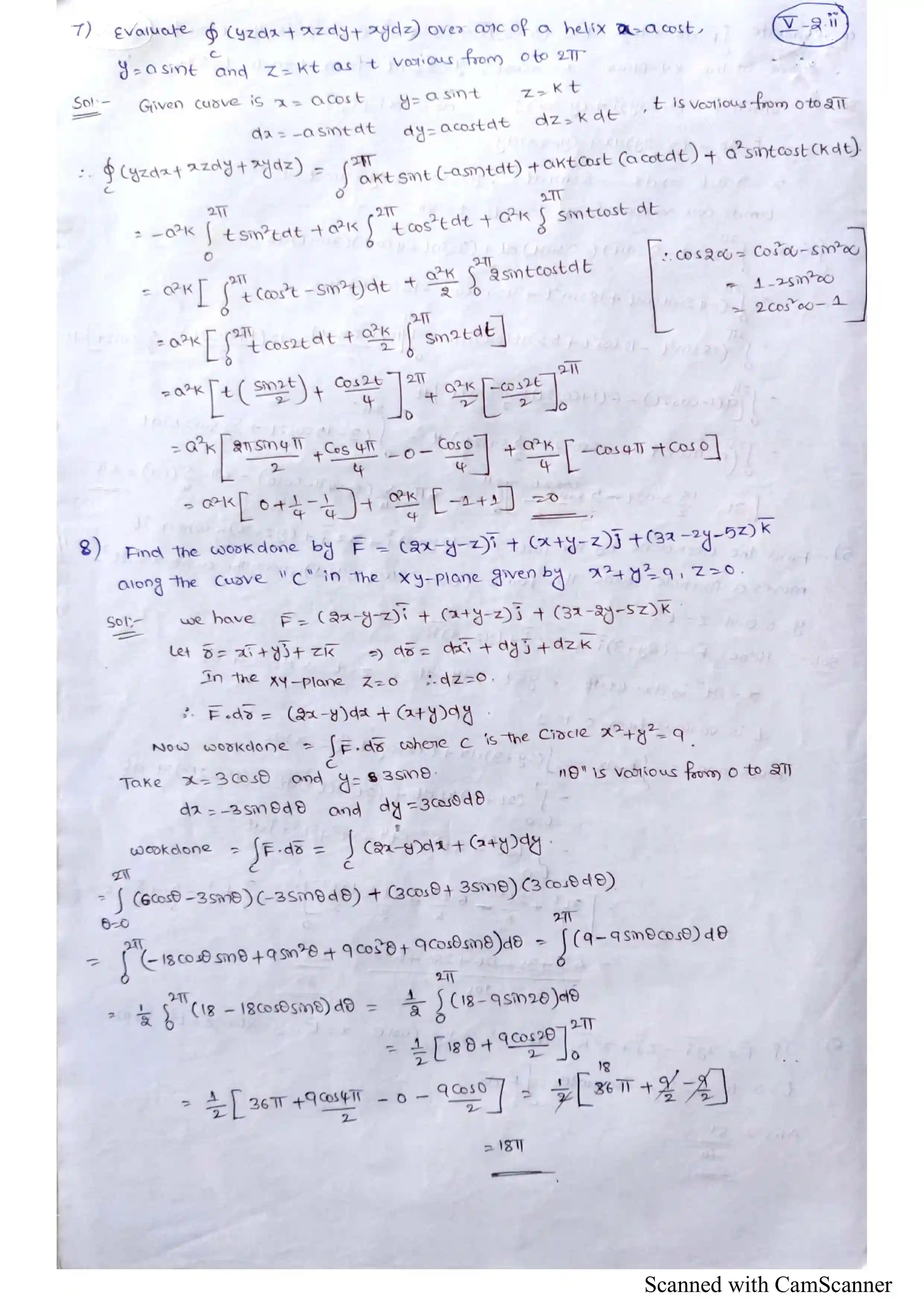 Page 4 of Vector Integration