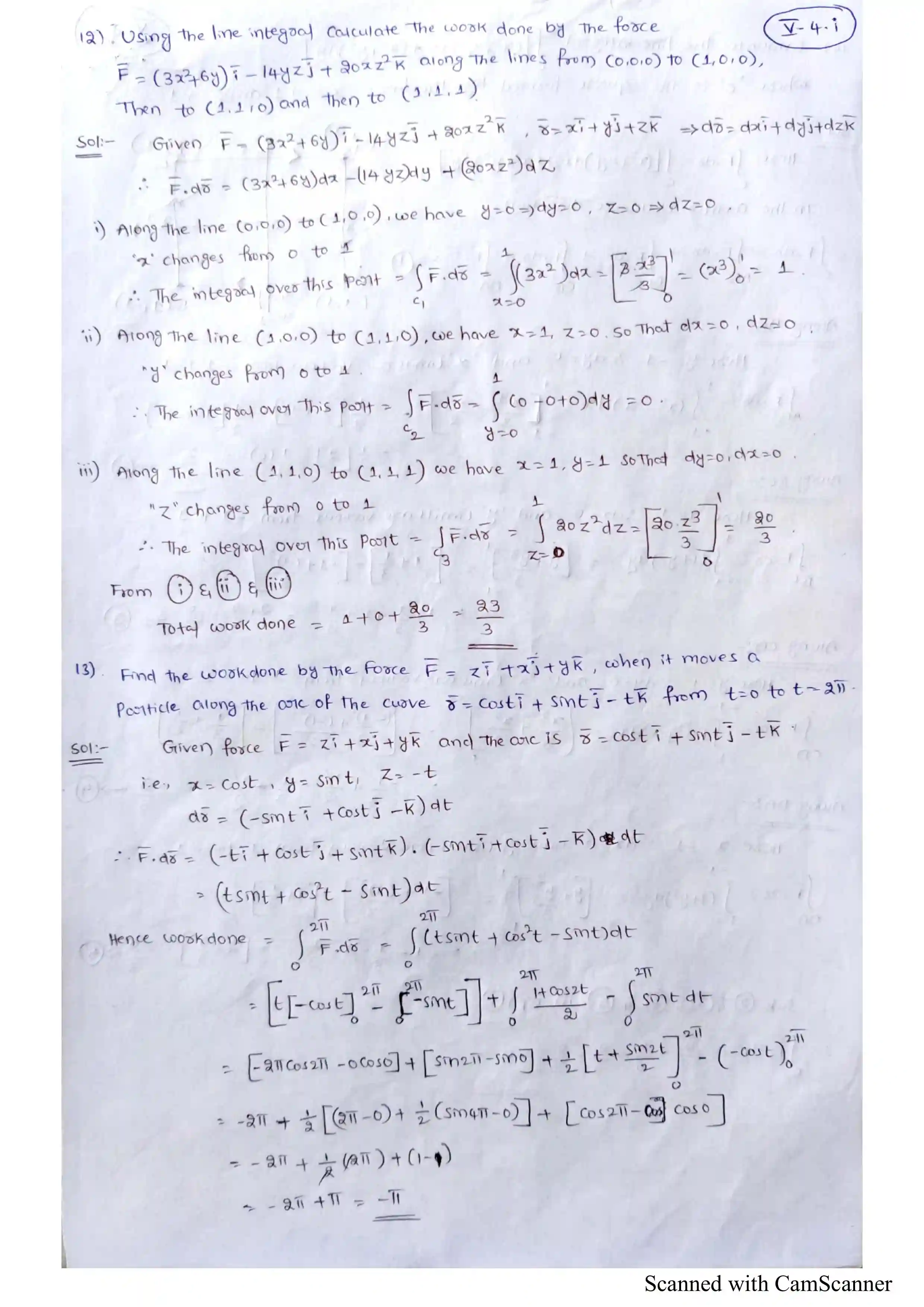 Page 7 of Vector Integration