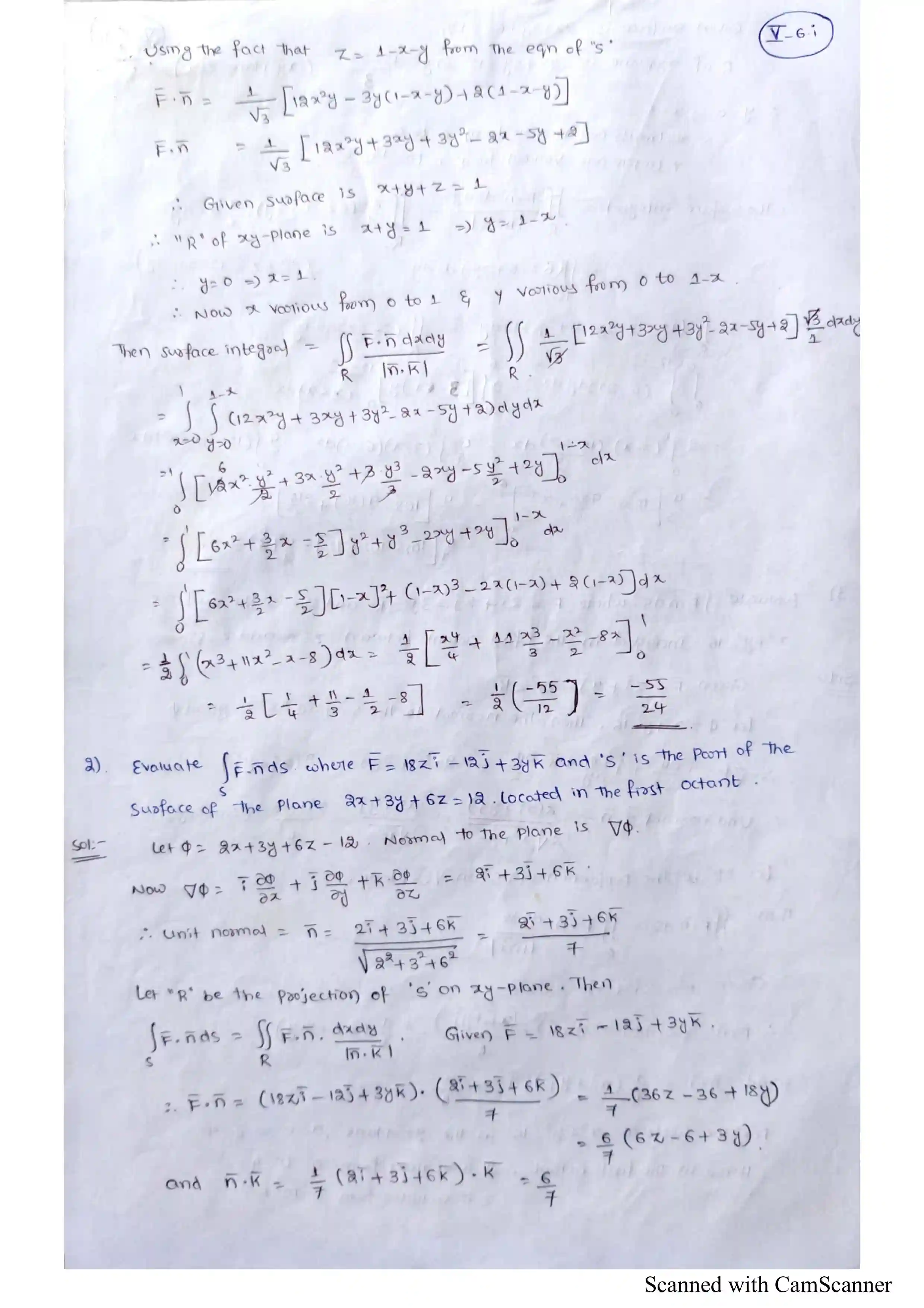 Page 11 of Vector Integration