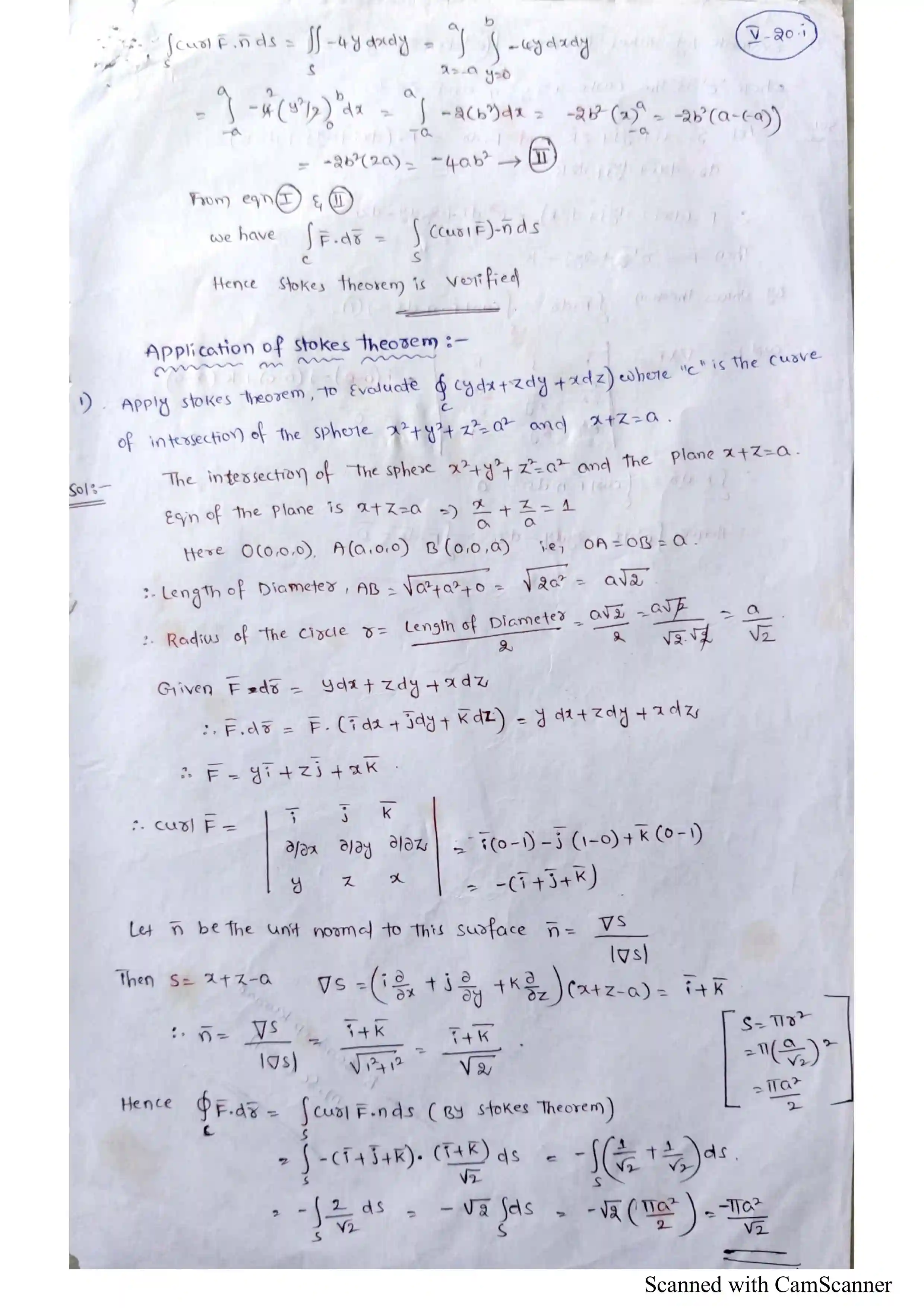 Page 39 of Vector Integration