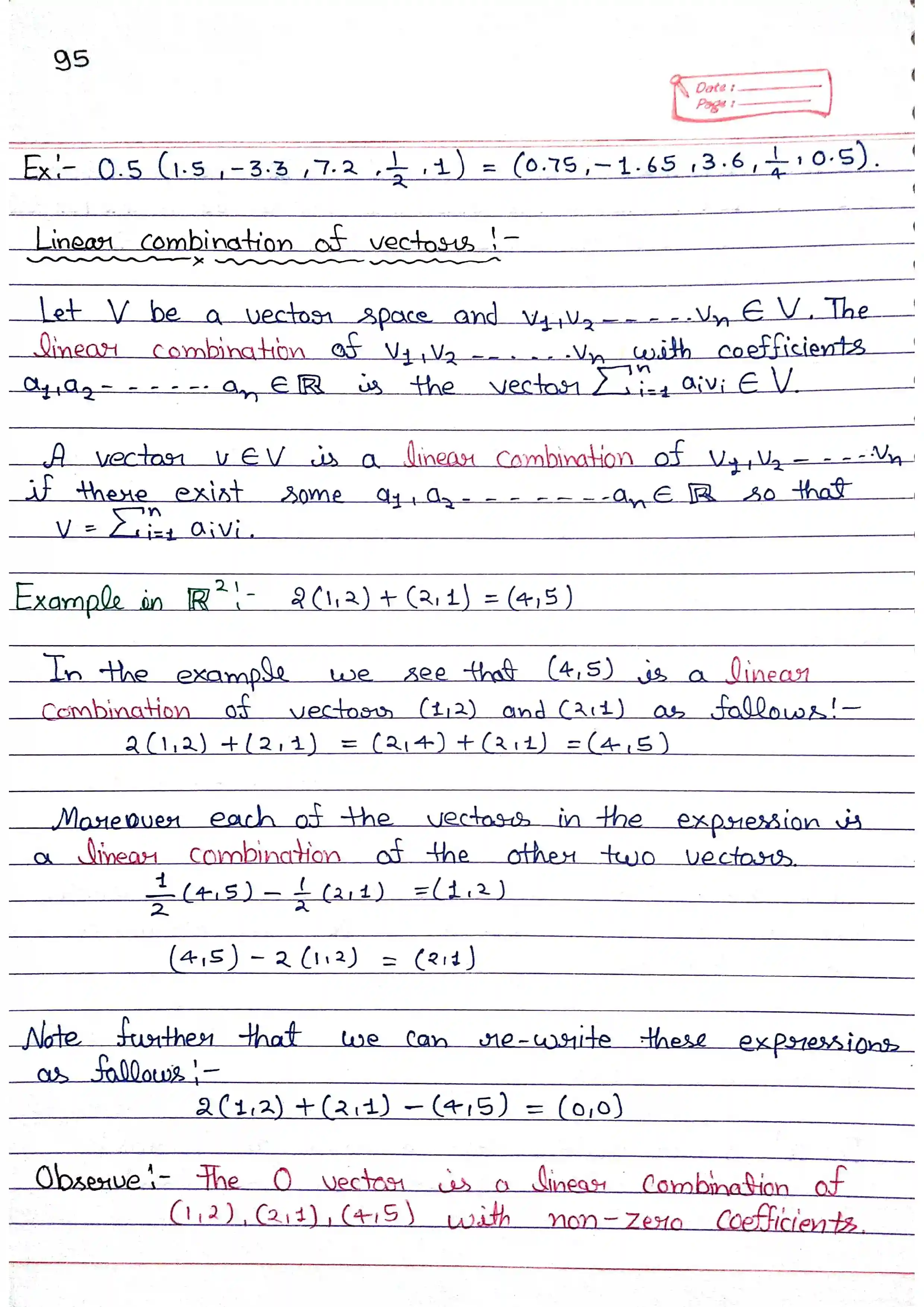 Page 7 of Vector Space