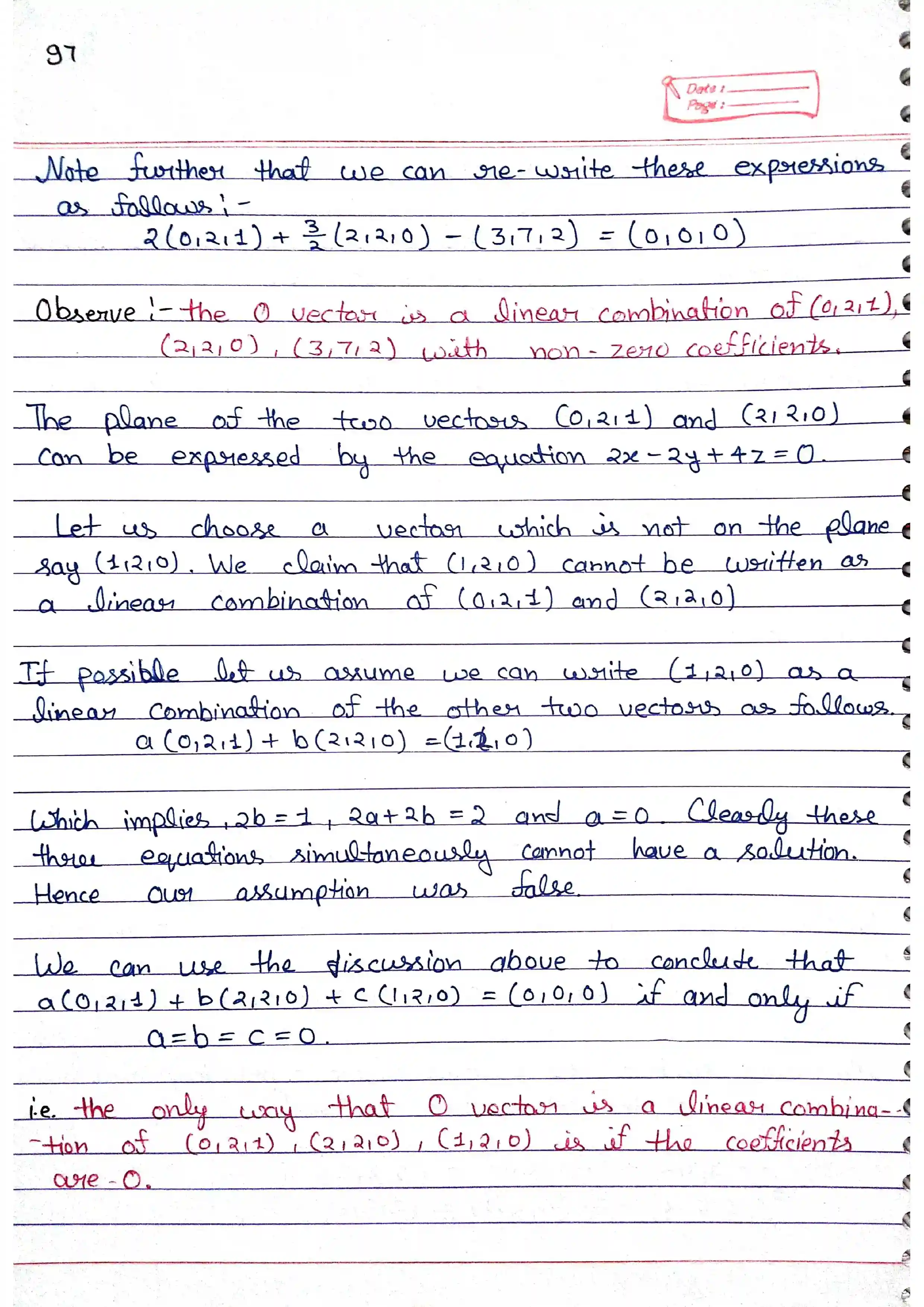 Page 9 of Vector Space