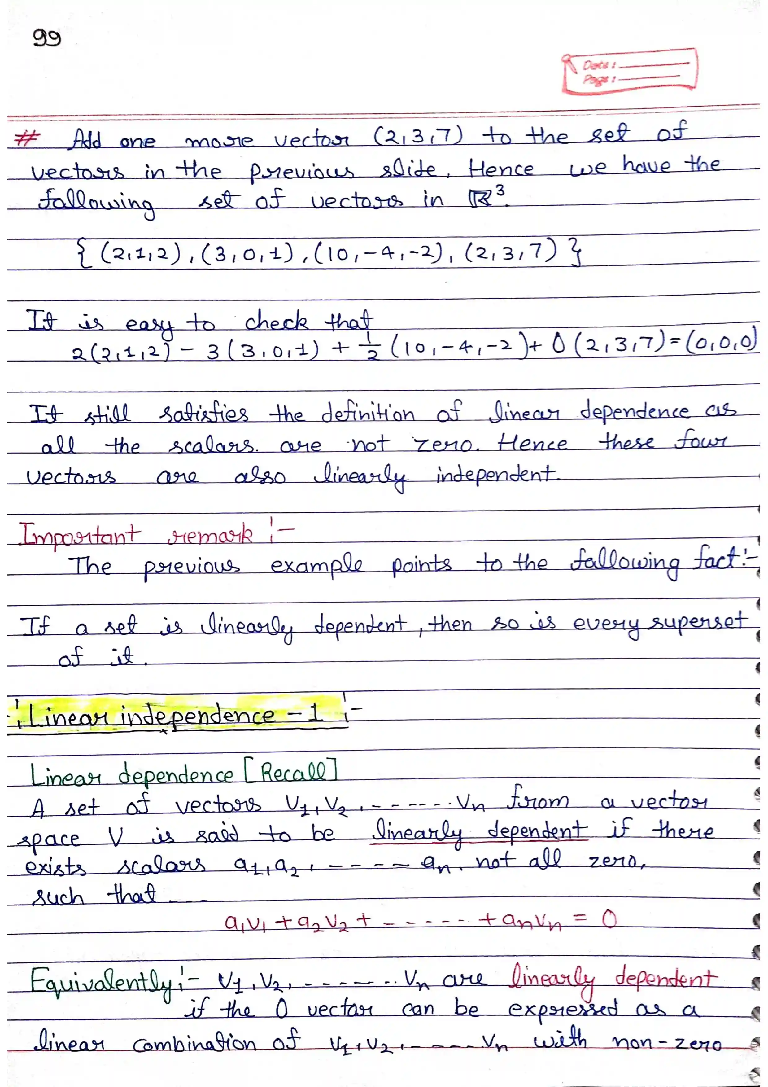 Page 11 of Vector Space