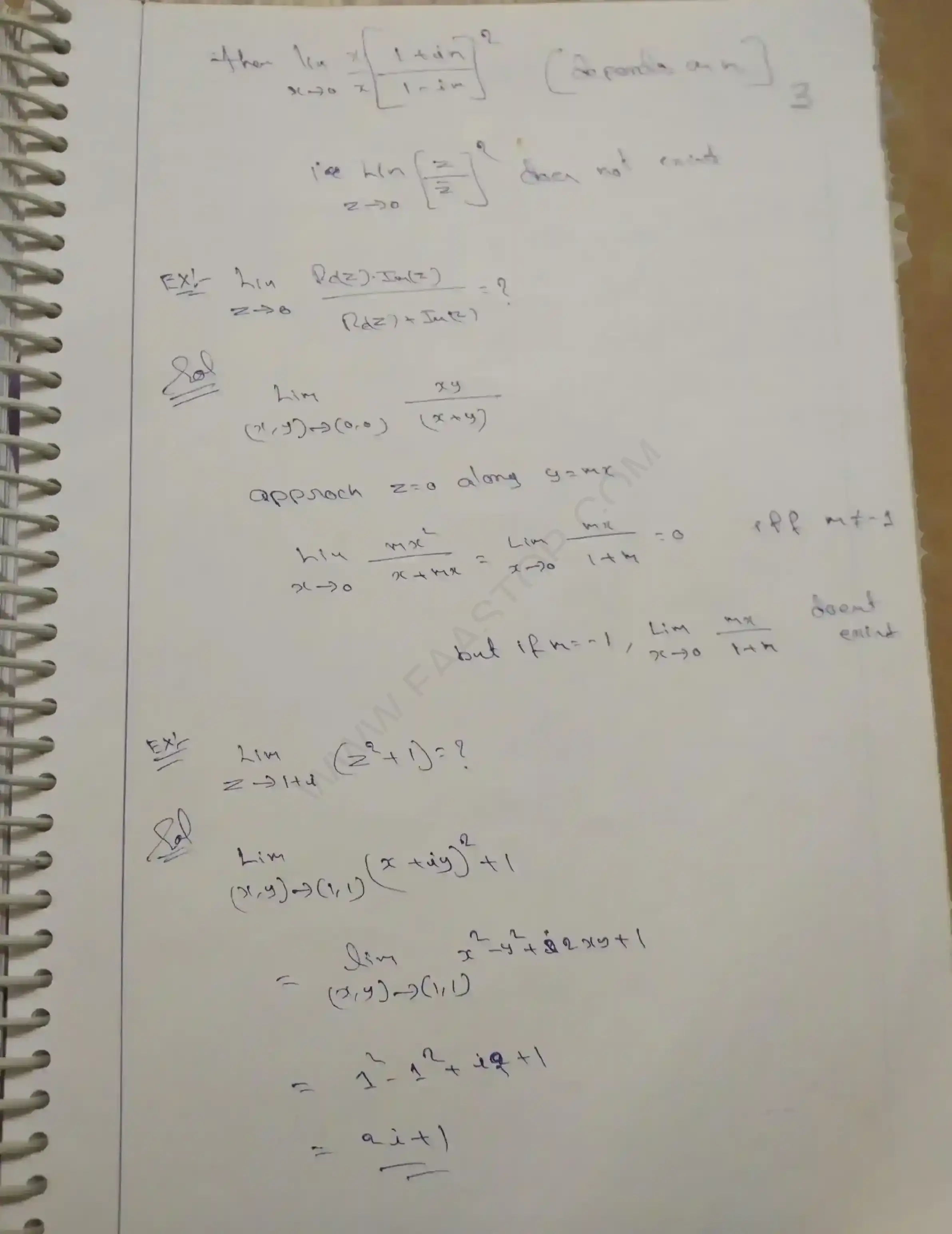 Page 8 of Complex Analysis