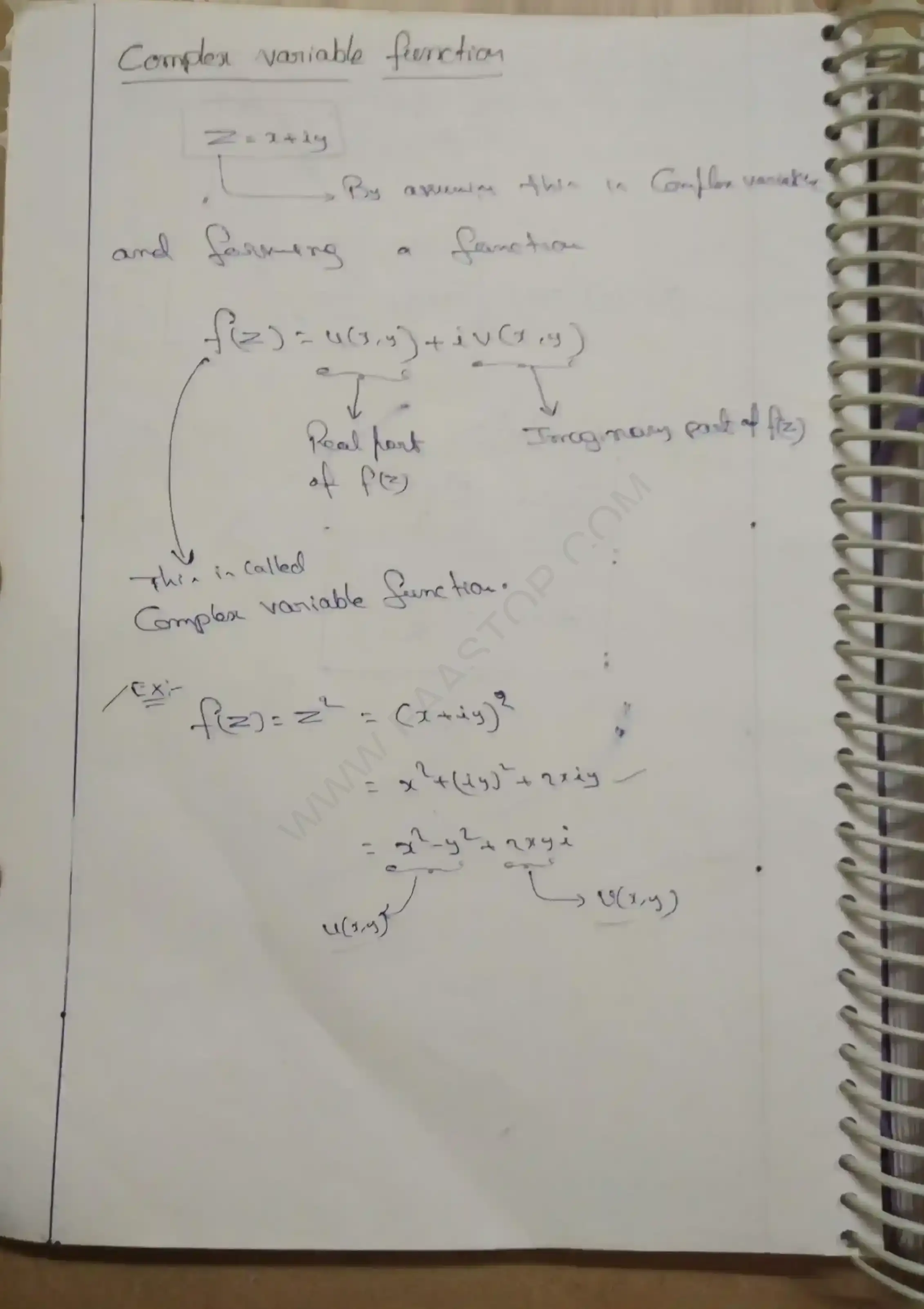 Page 9 of Complex Analysis