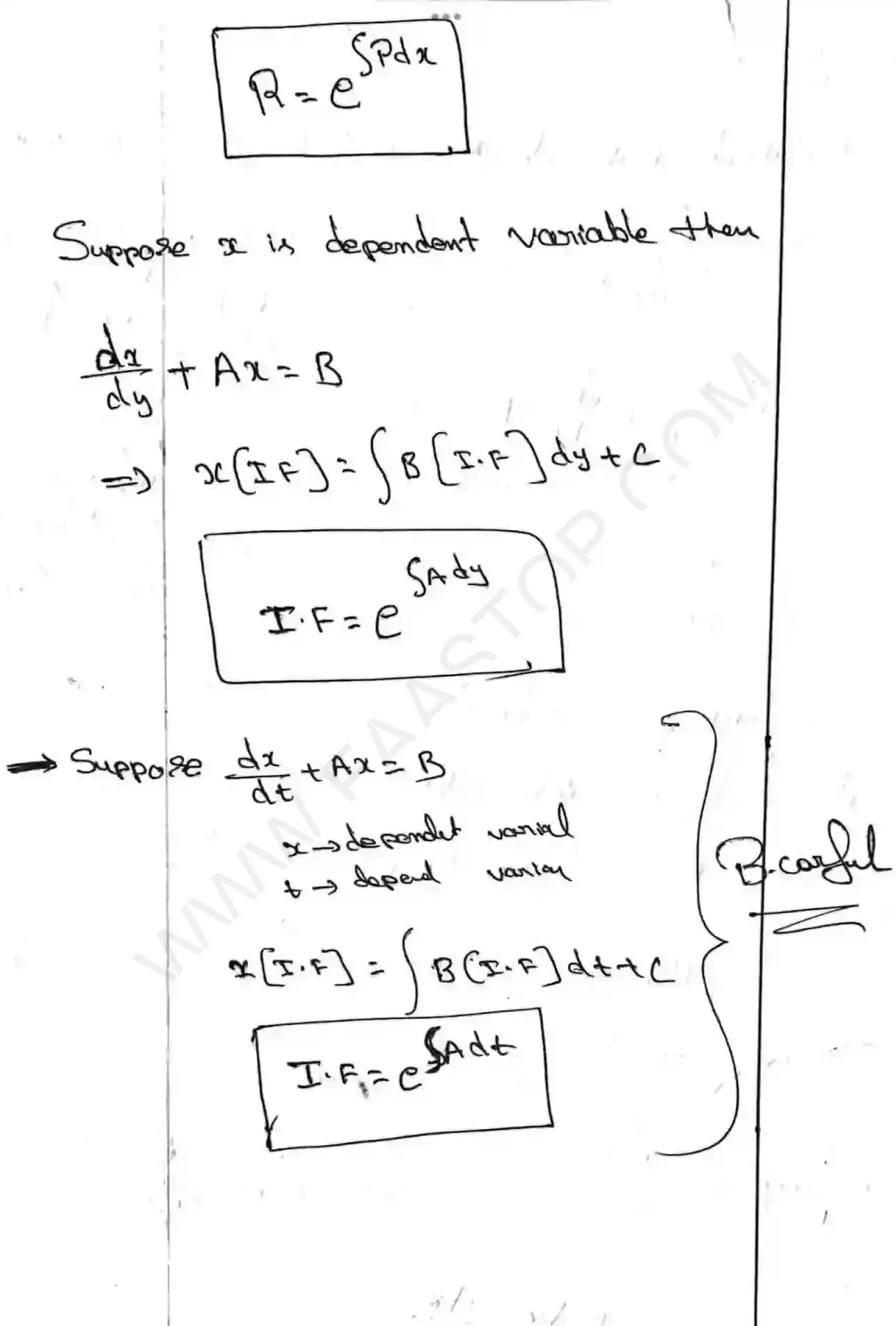 Page 8 of First order Differential Equations