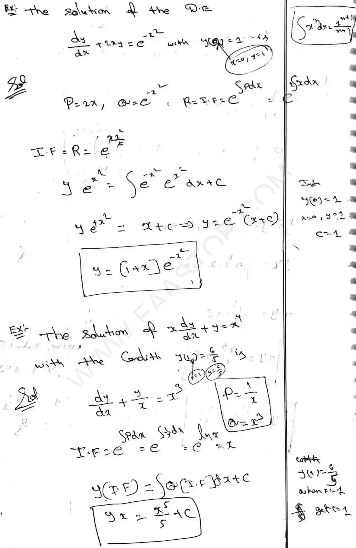 Page 10 of First order Differential Equations