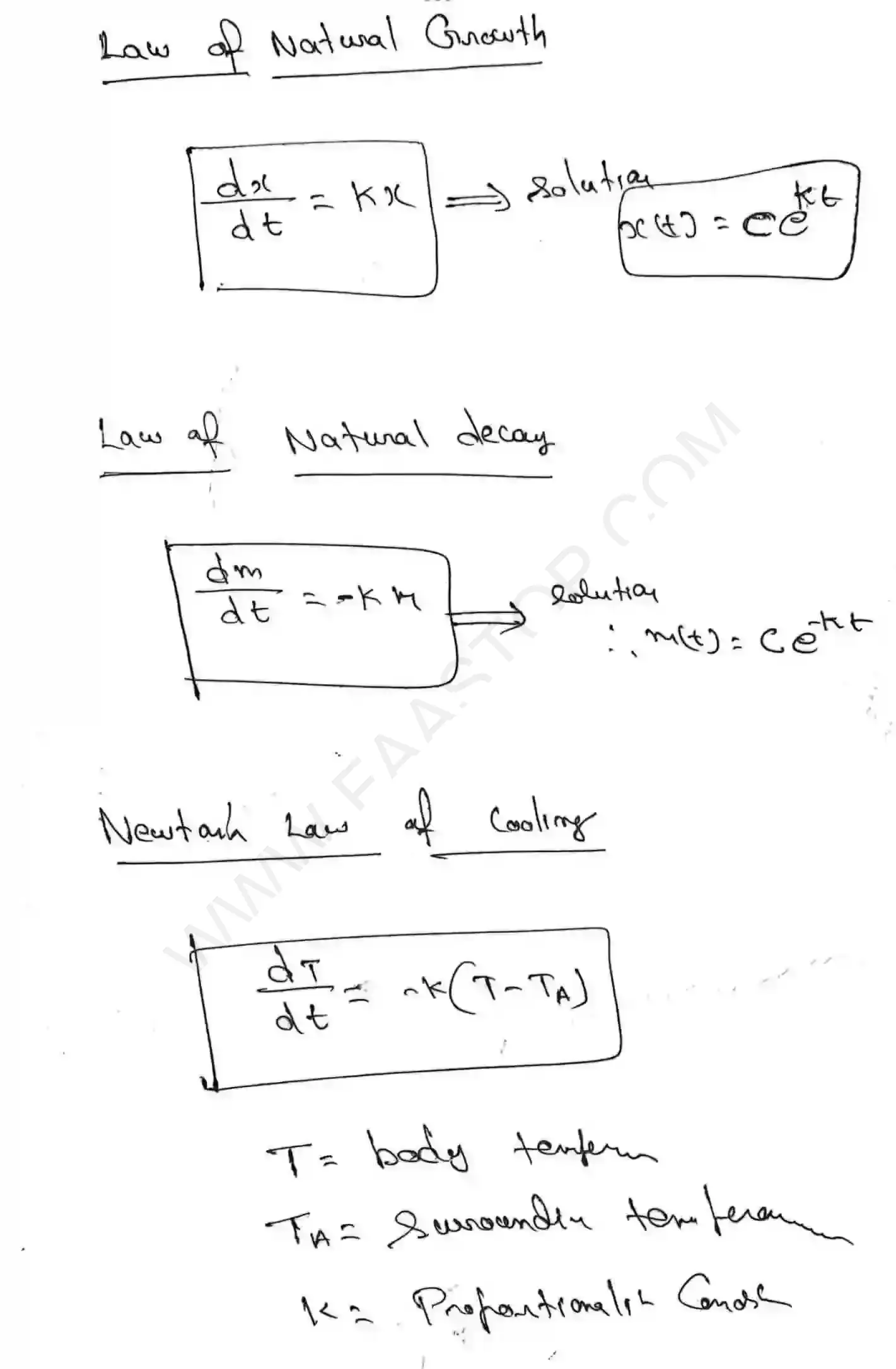 Page 27 of First order Differential Equations