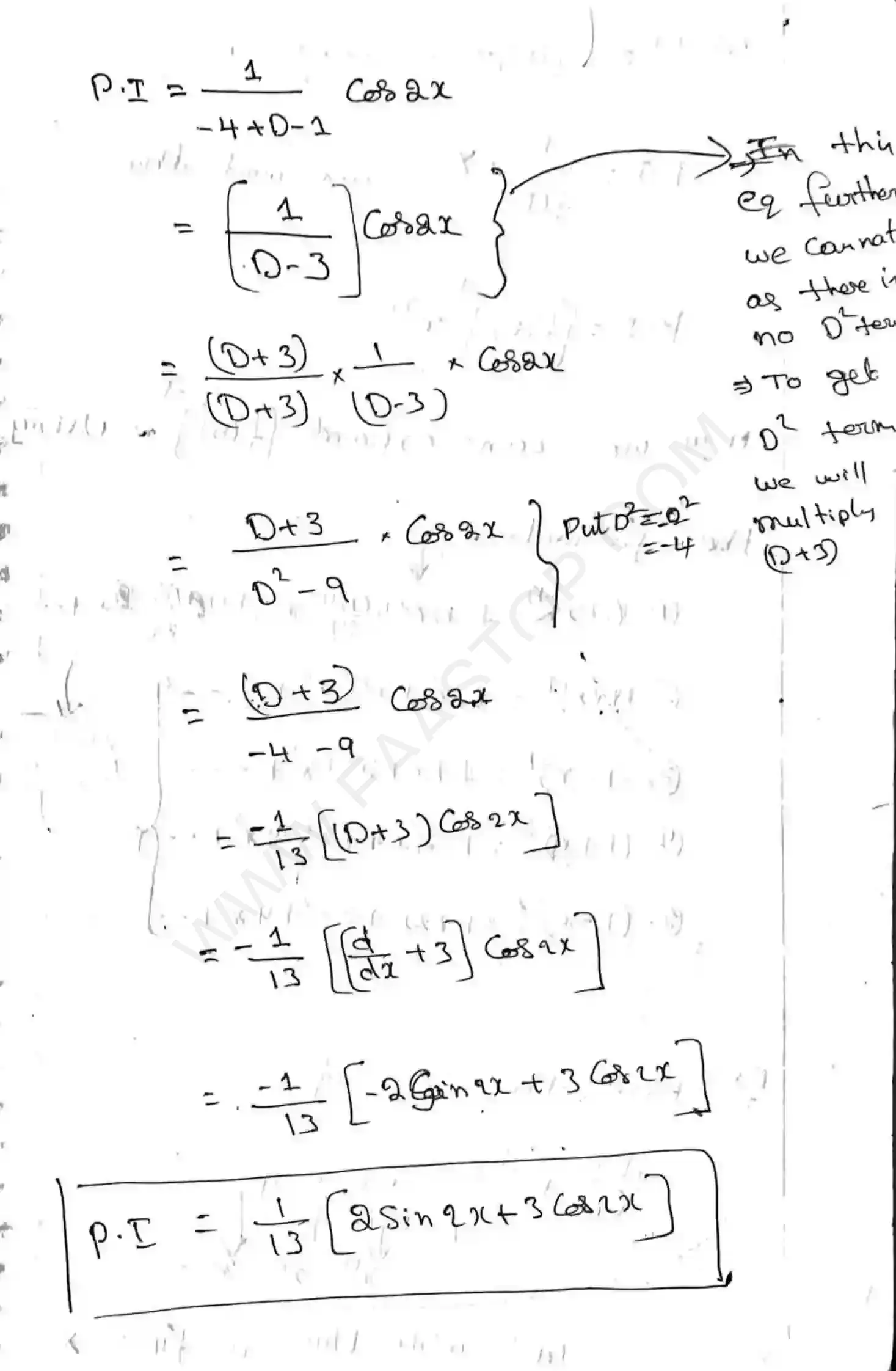 Page 26 of Higher order Differential Equations