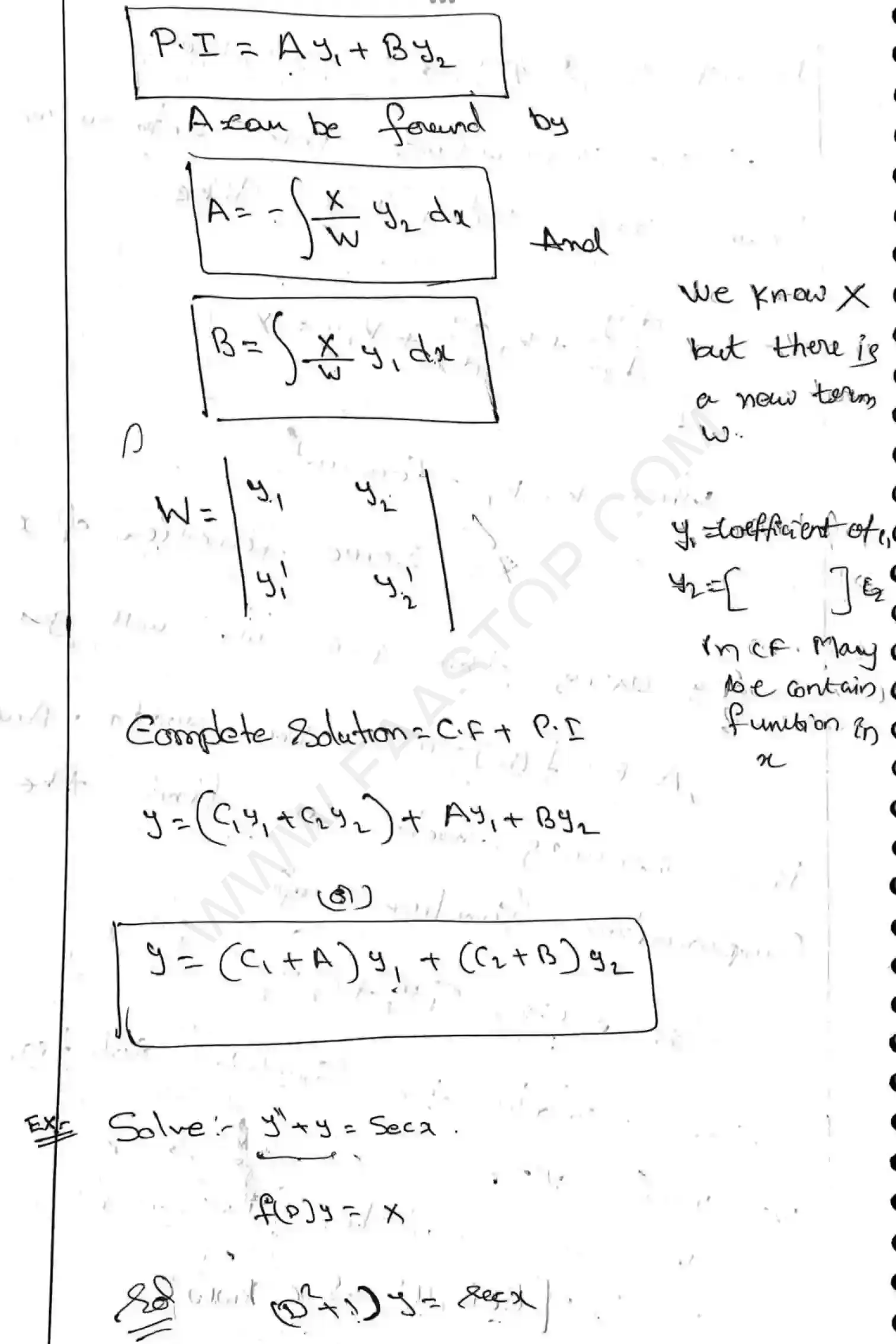 Page 40 of Higher order Differential Equations