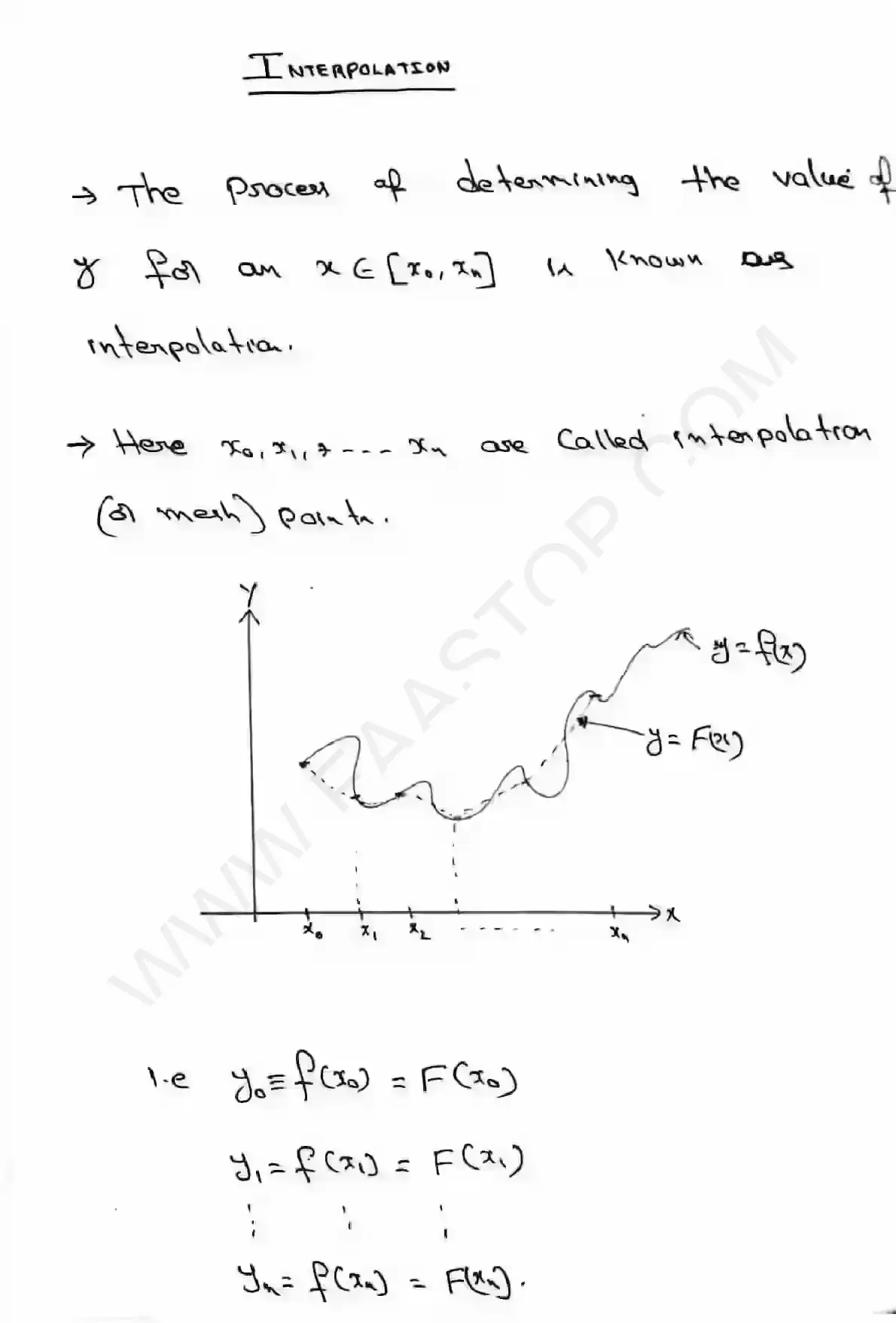 Page 1 of Interpolation