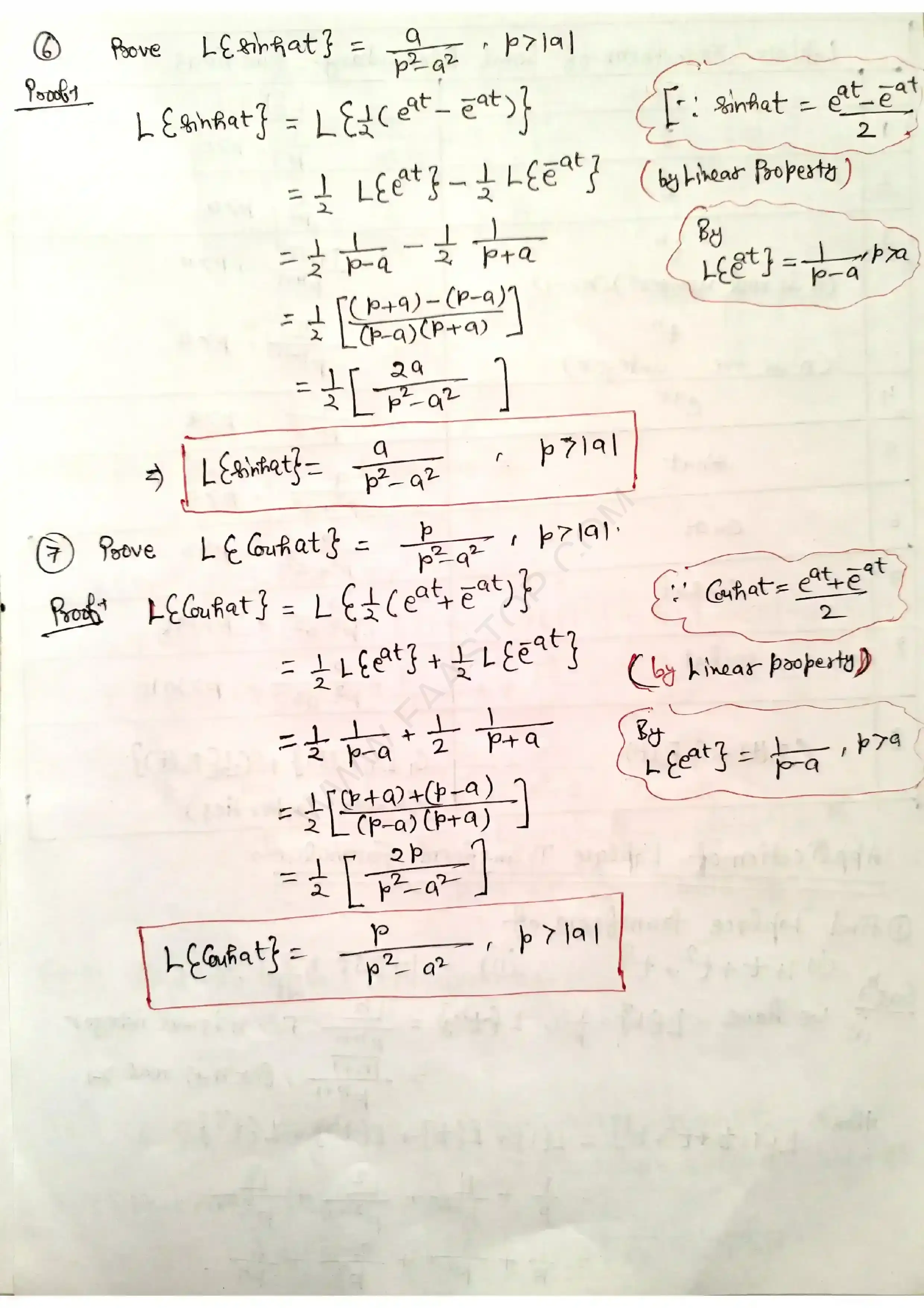 Page 5 of Laplace Transform