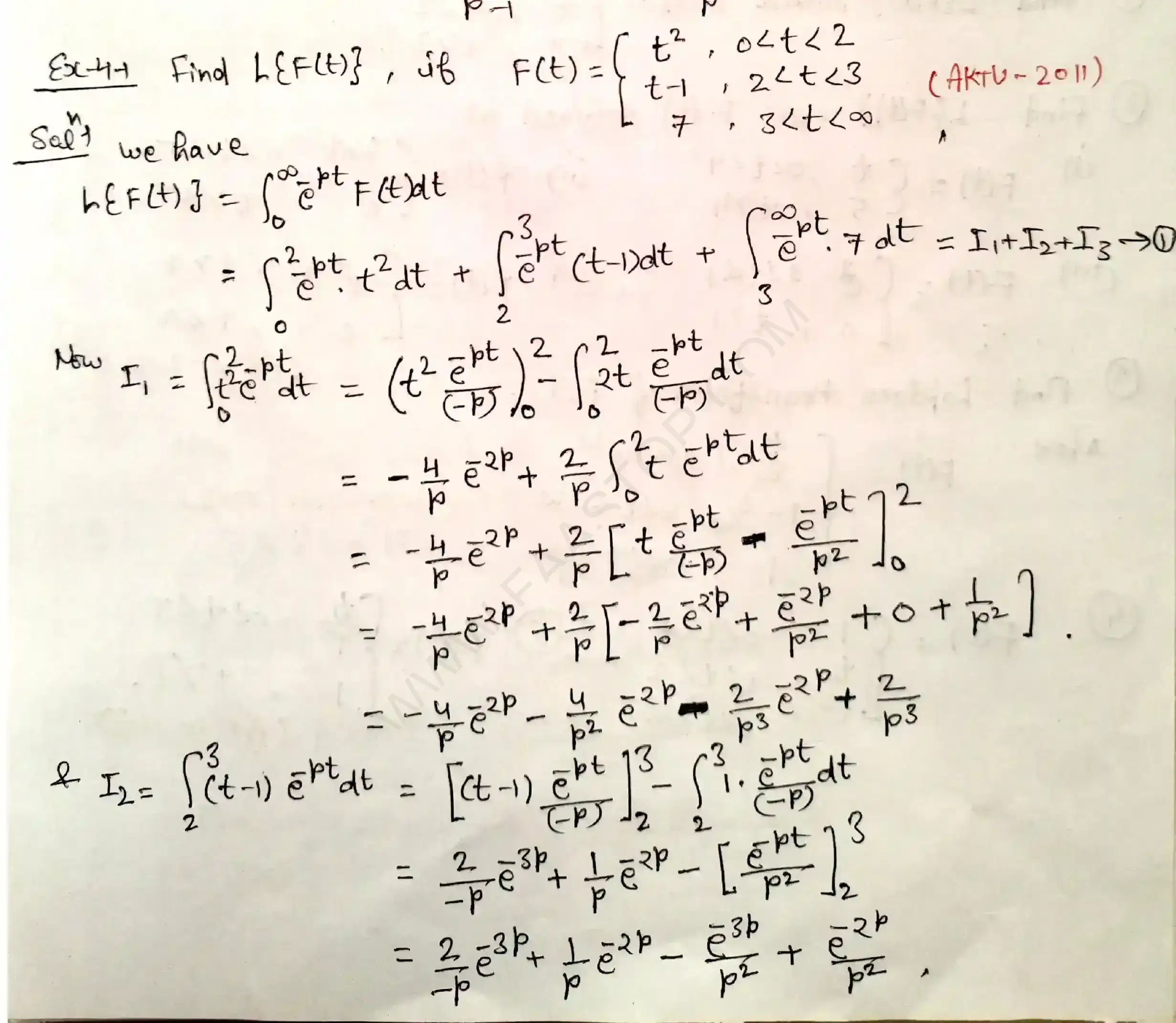 Page 13 of Laplace Transform