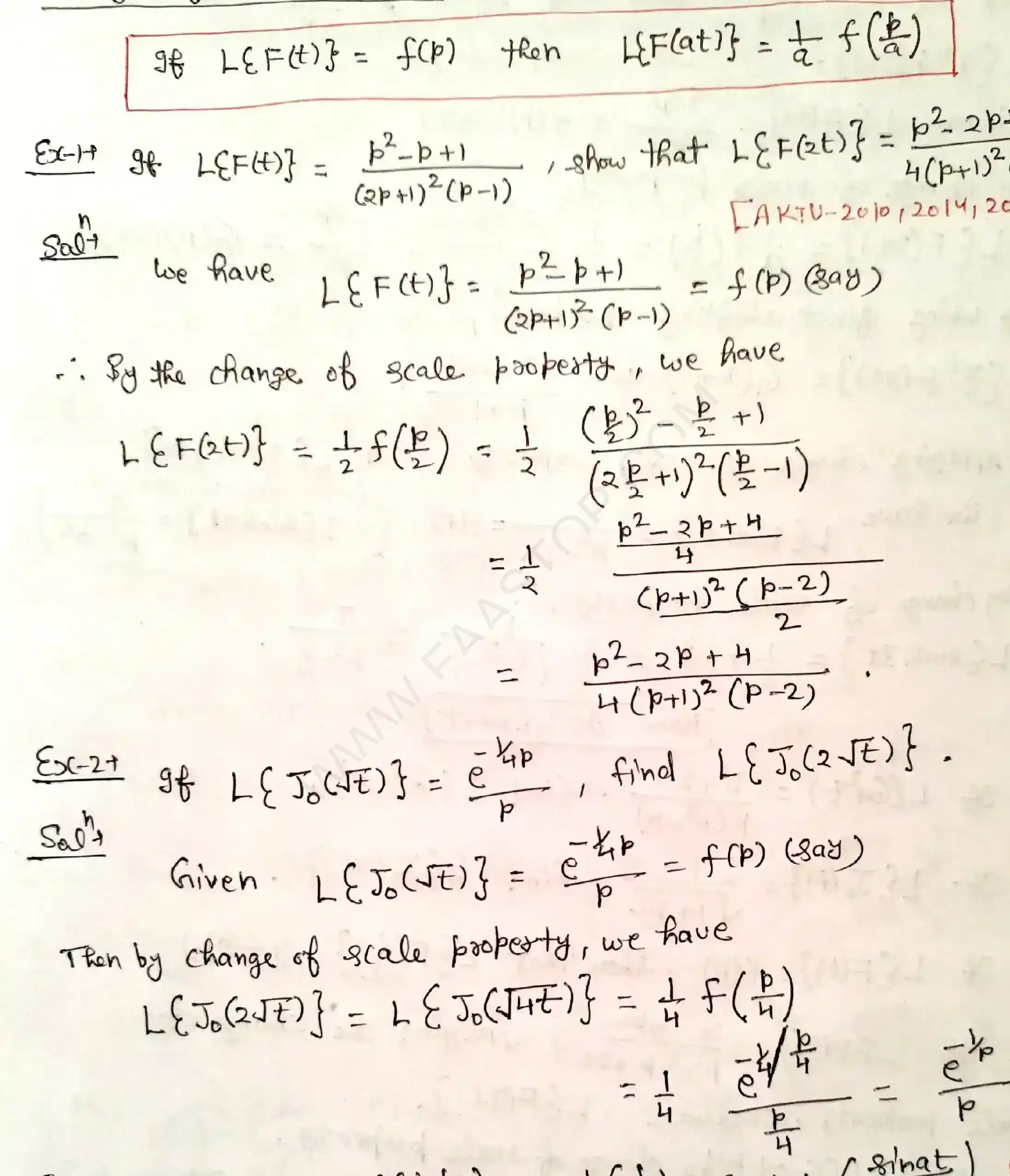 Page 19 of Laplace Transform