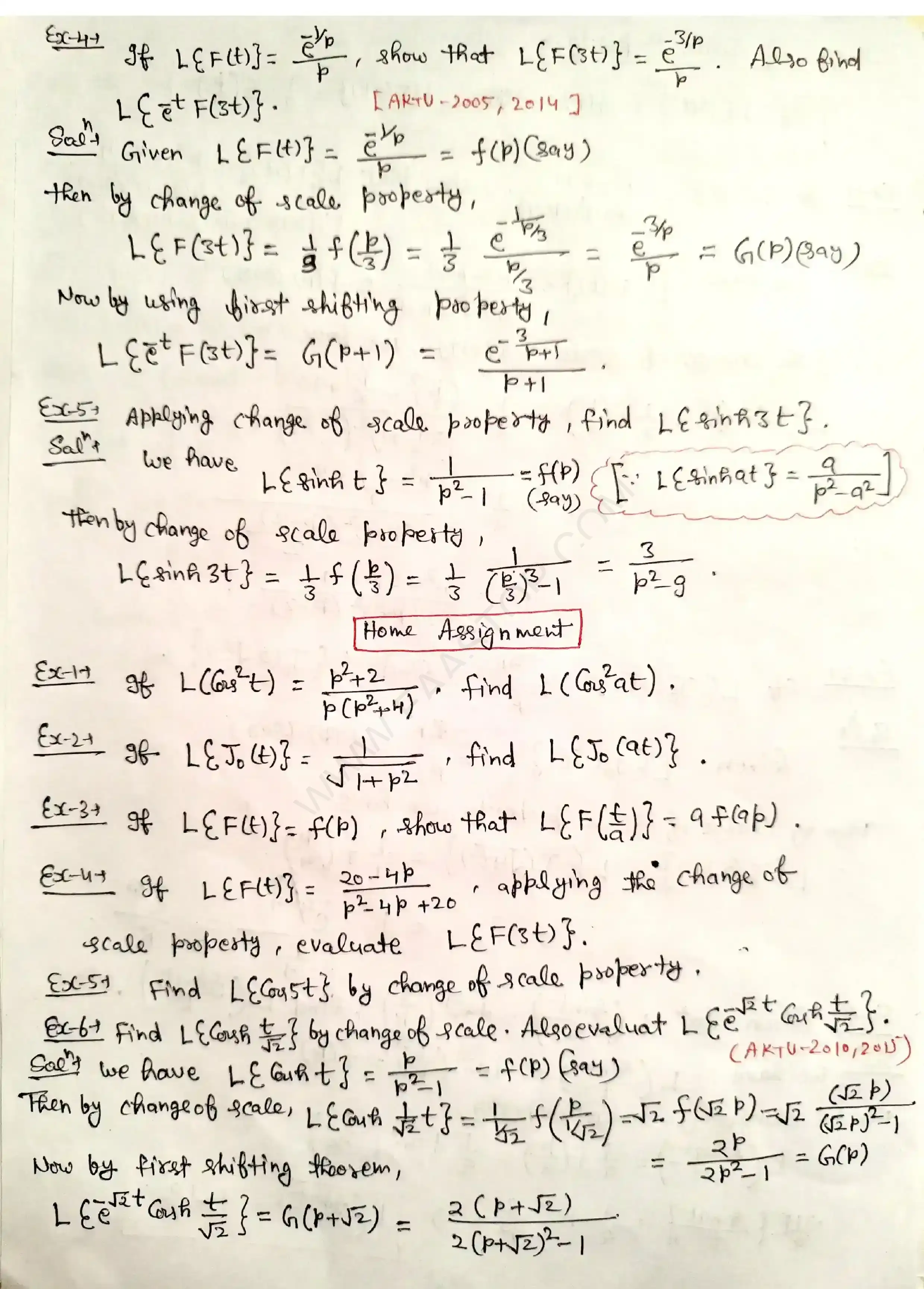 Page 20 of Laplace Transform
