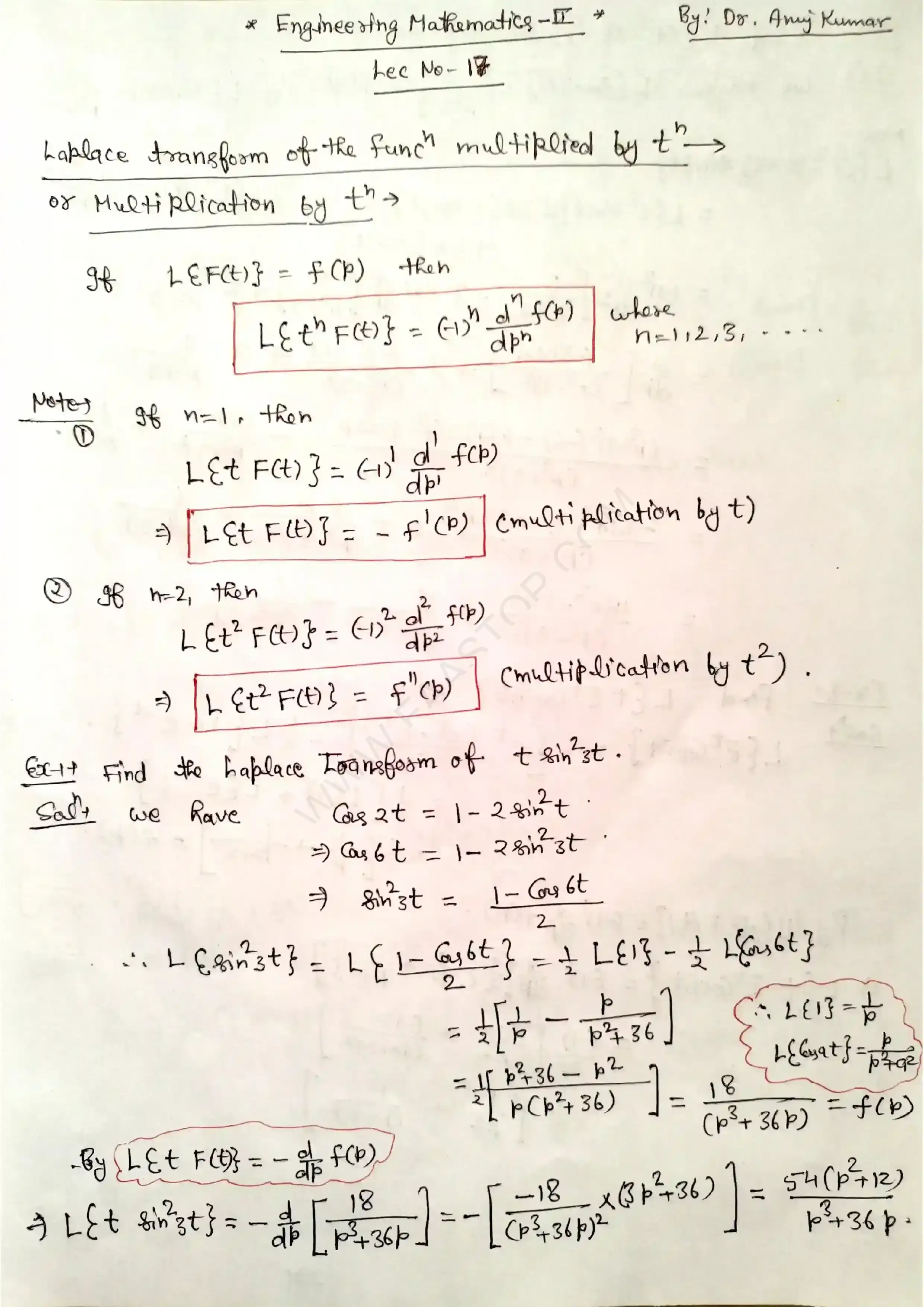 Page 23 of Laplace Transform