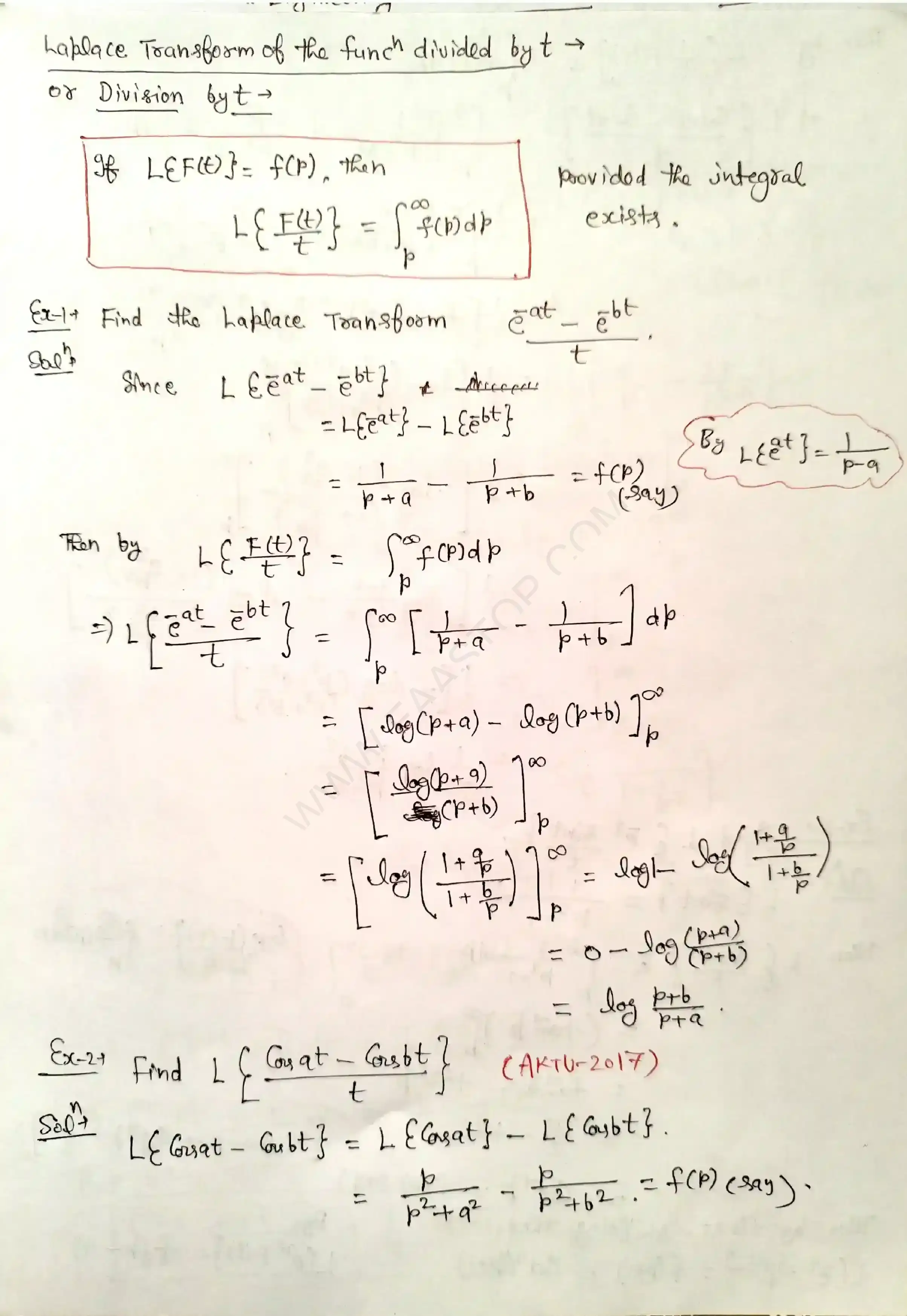 Page 28 of Laplace Transform