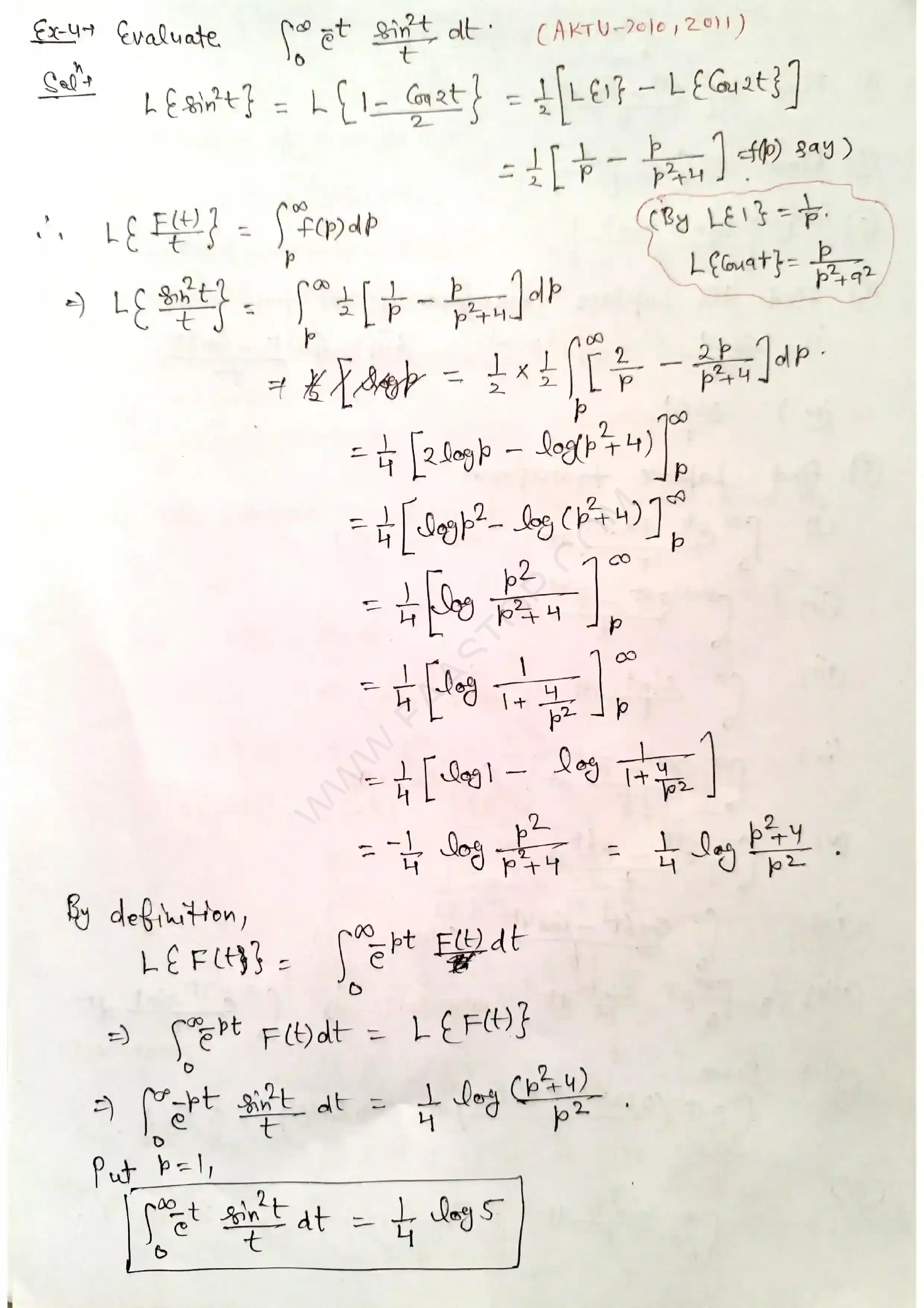 Page 30 of Laplace Transform