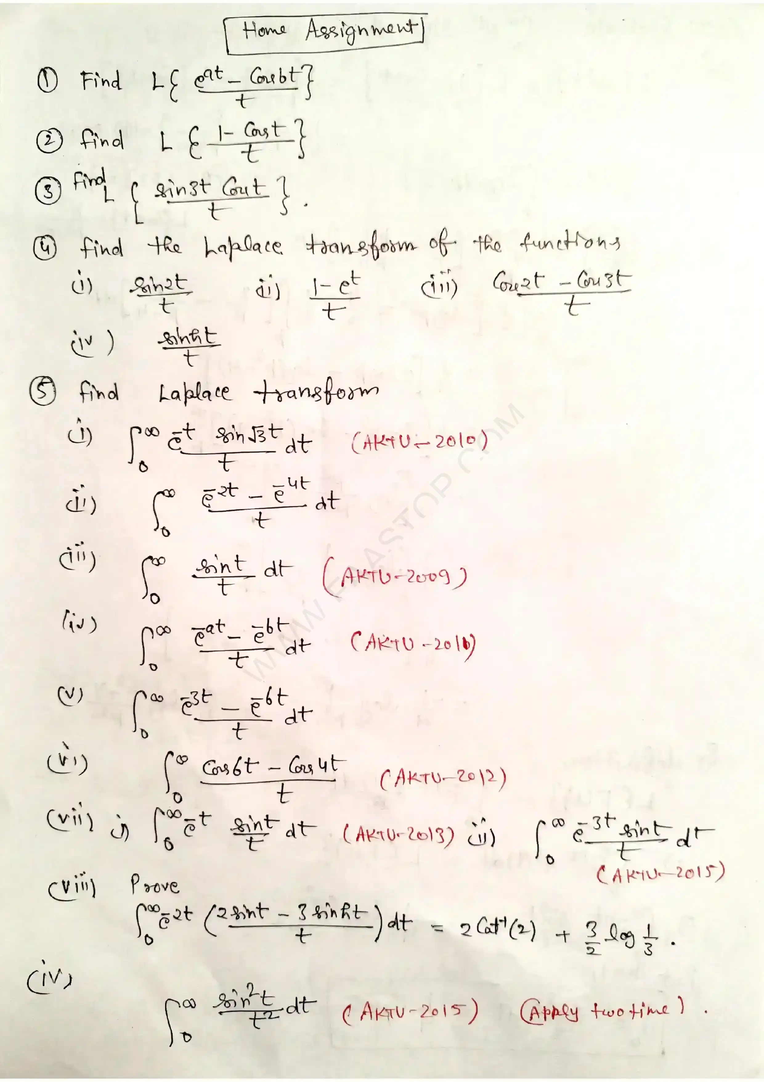 Page 31 of Laplace Transform