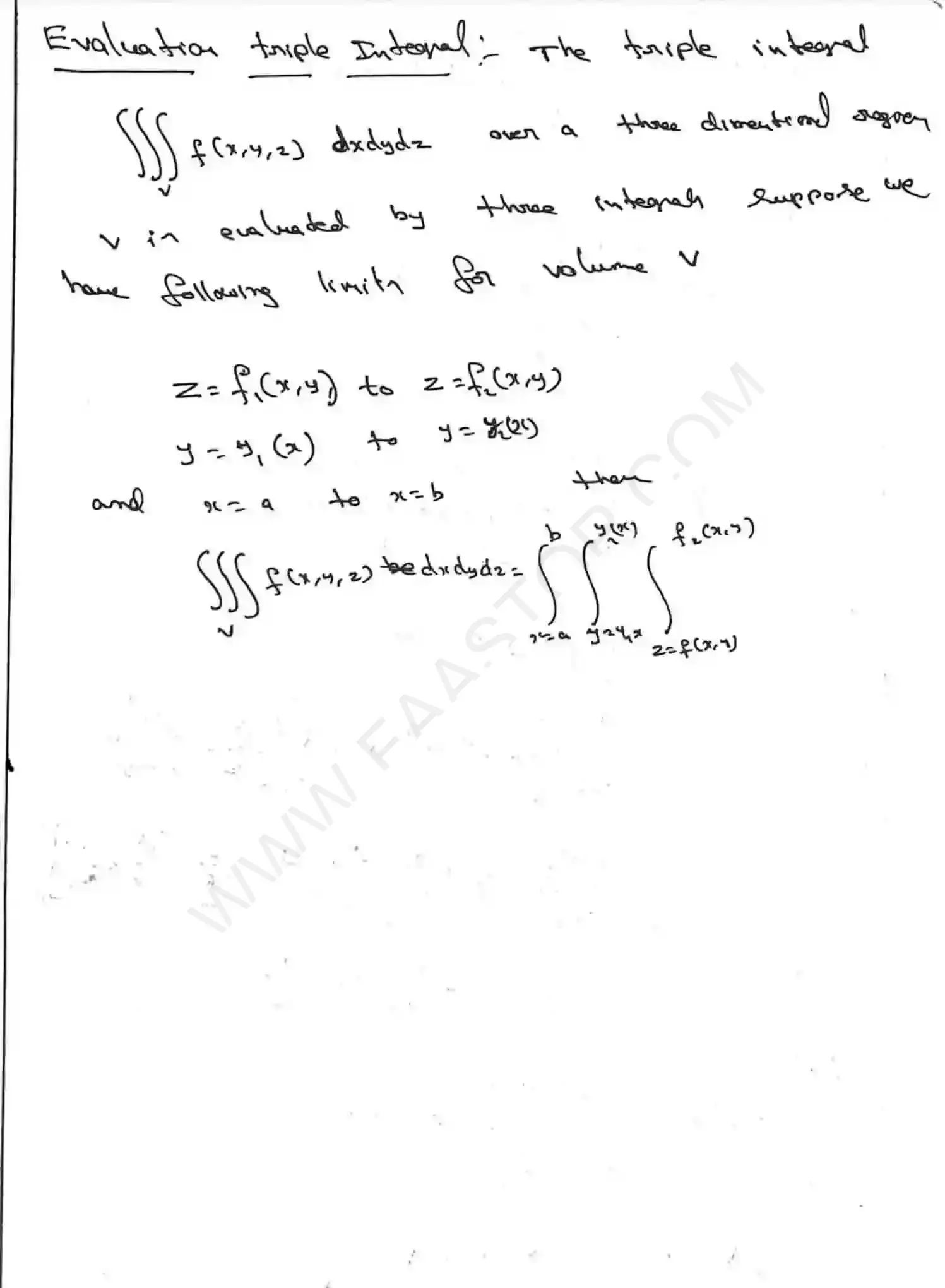 Page 18 of Multiple Integrals