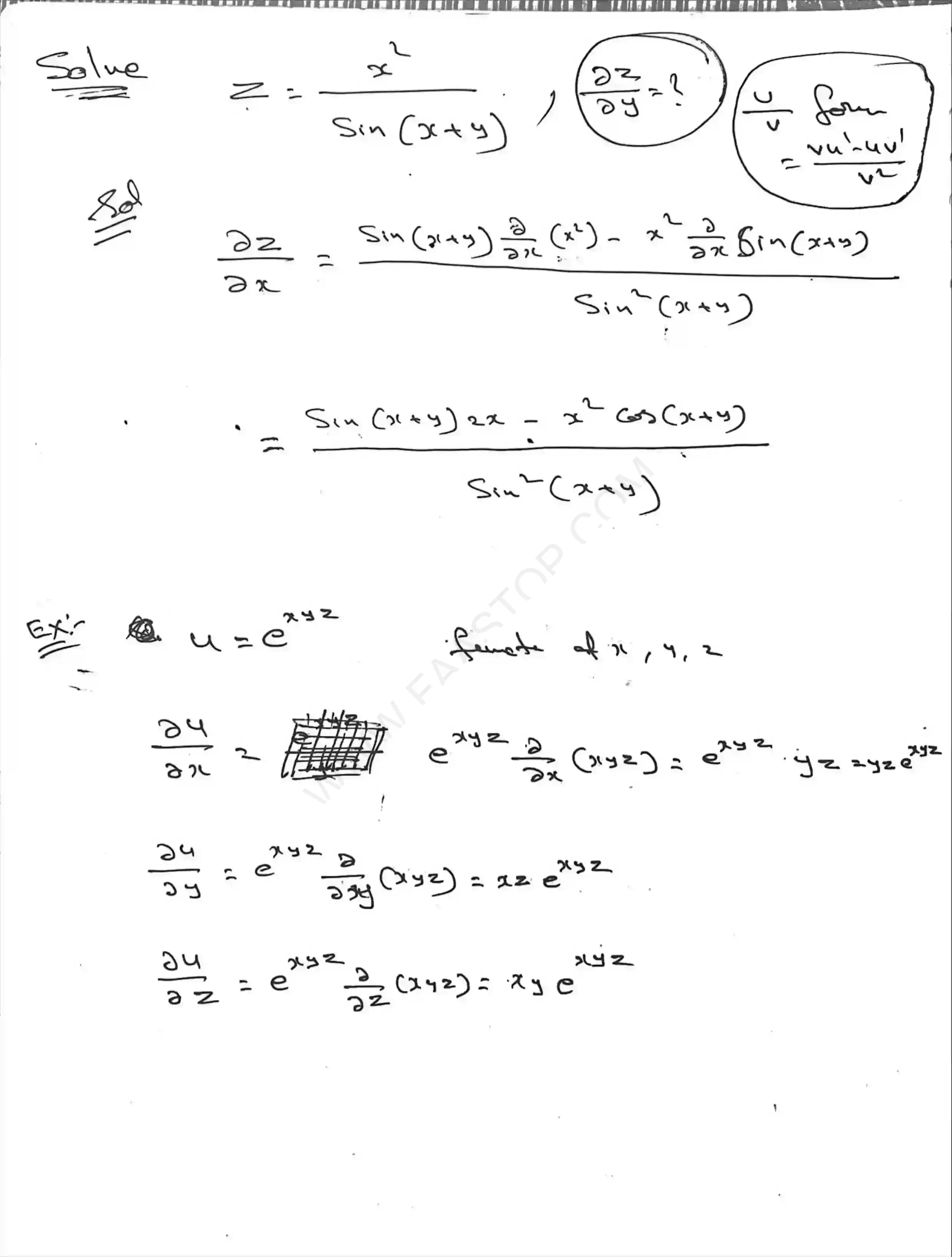 Page 5 of Partial Derivatives