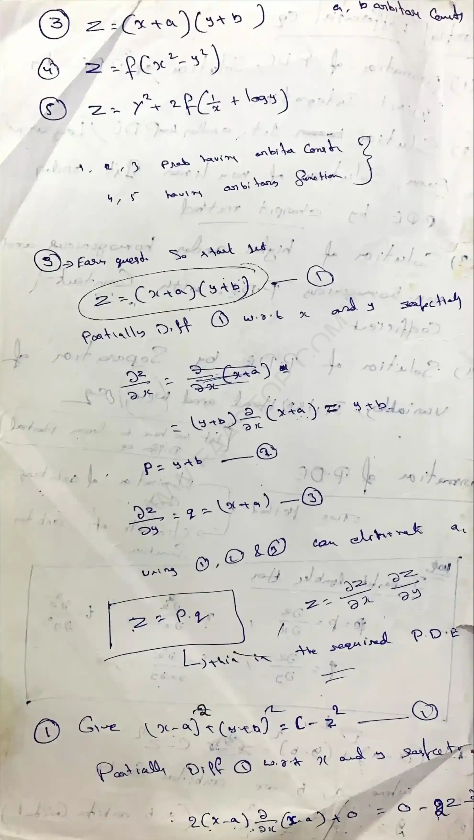 Page 2 of Partial Differential Equations