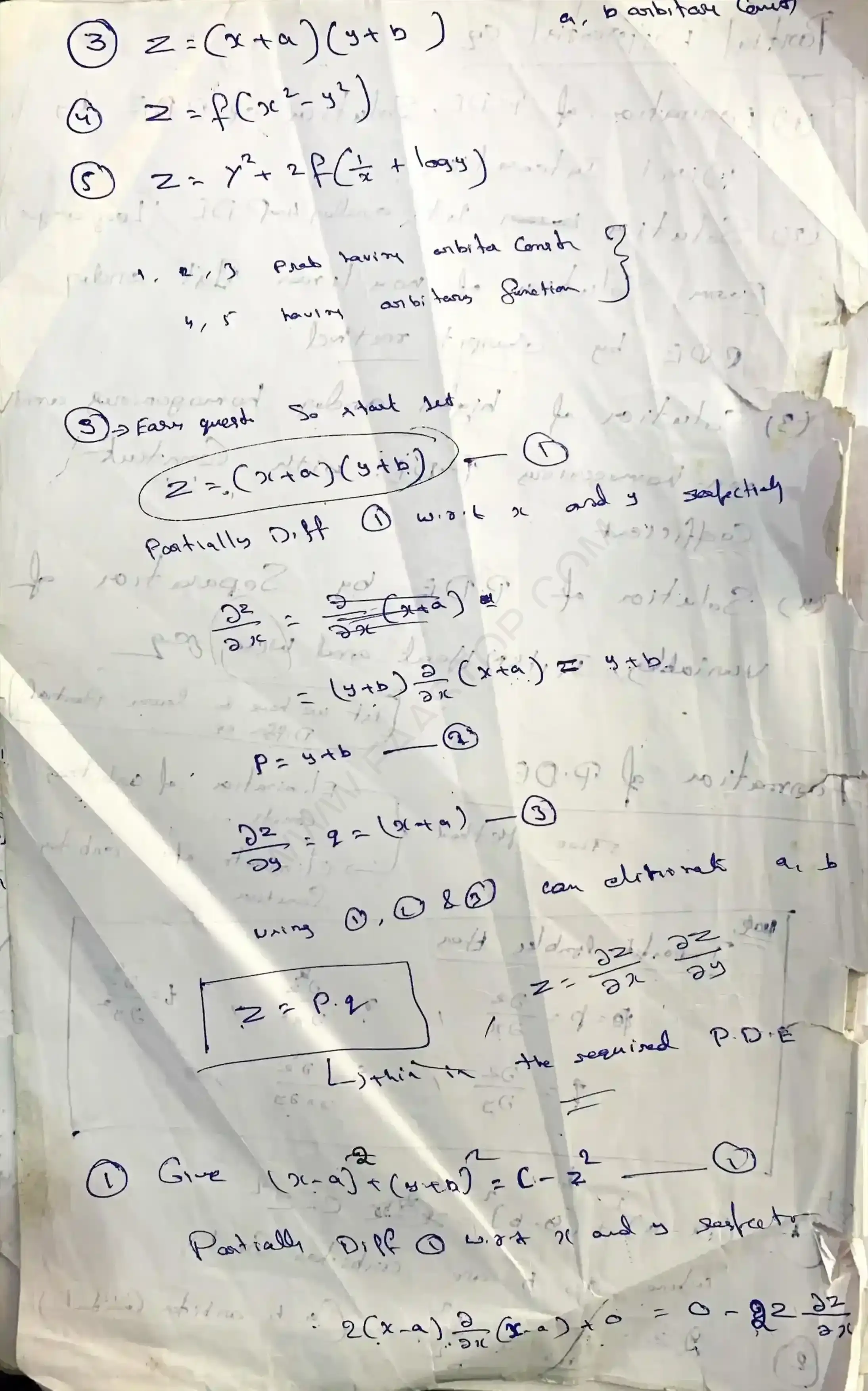 Page 4 of Partial Differential Equations
