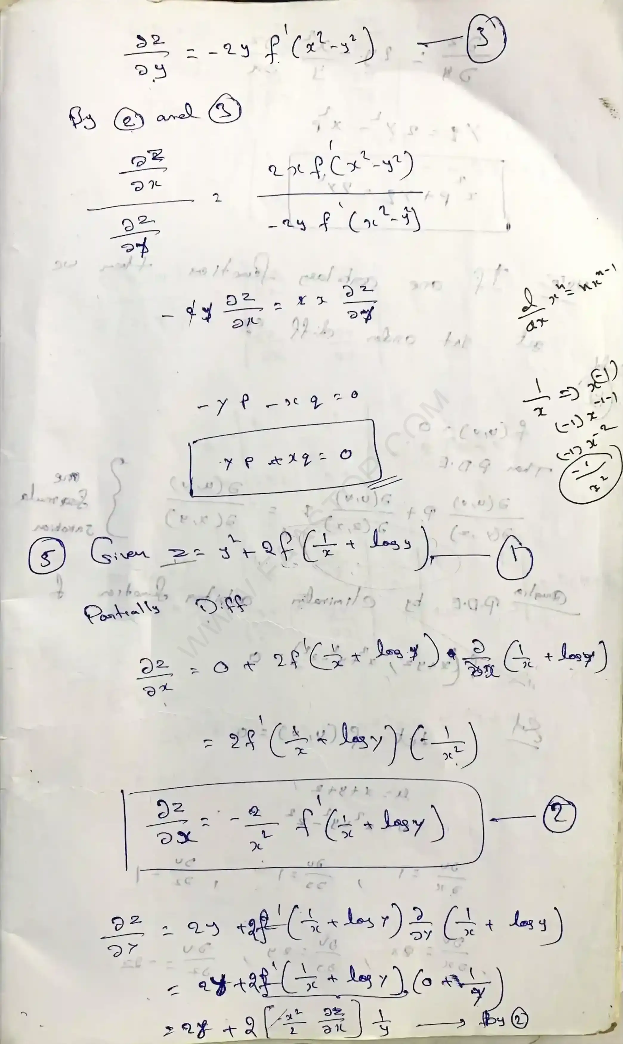 Page 7 of Partial Differential Equations